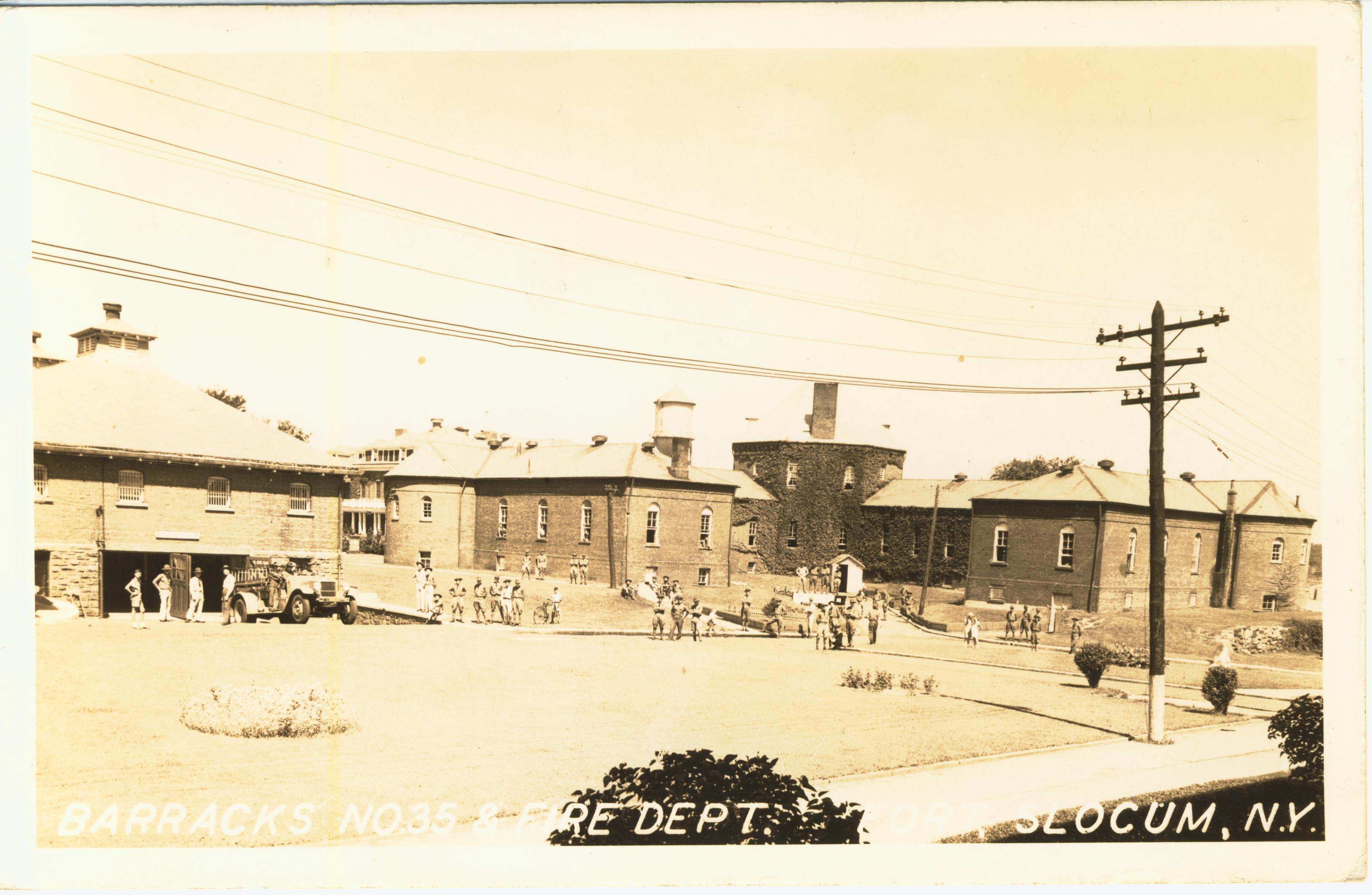 Barracks No 35 and Fire Dept Fort Slocum NY