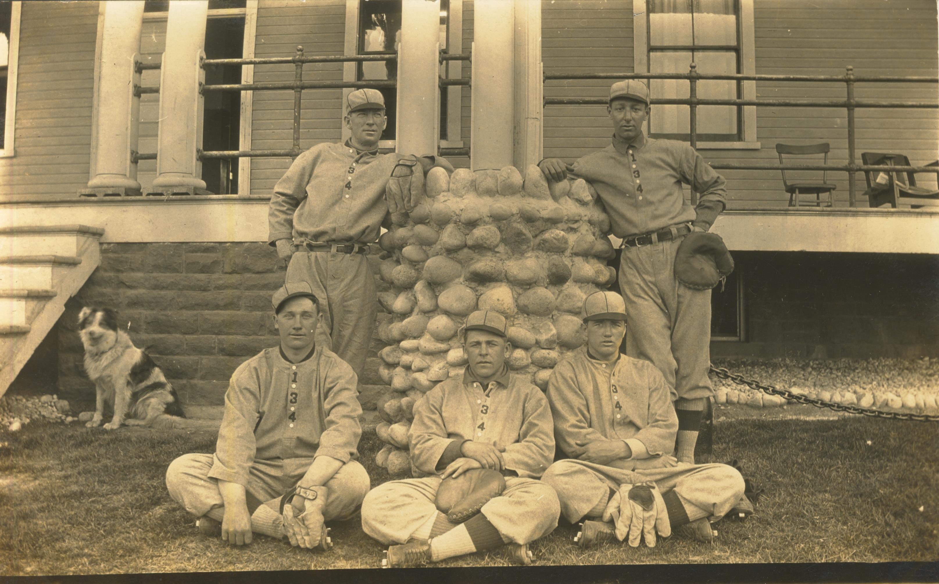 Baseball Players 134th Company C.A.C. Fort Michie