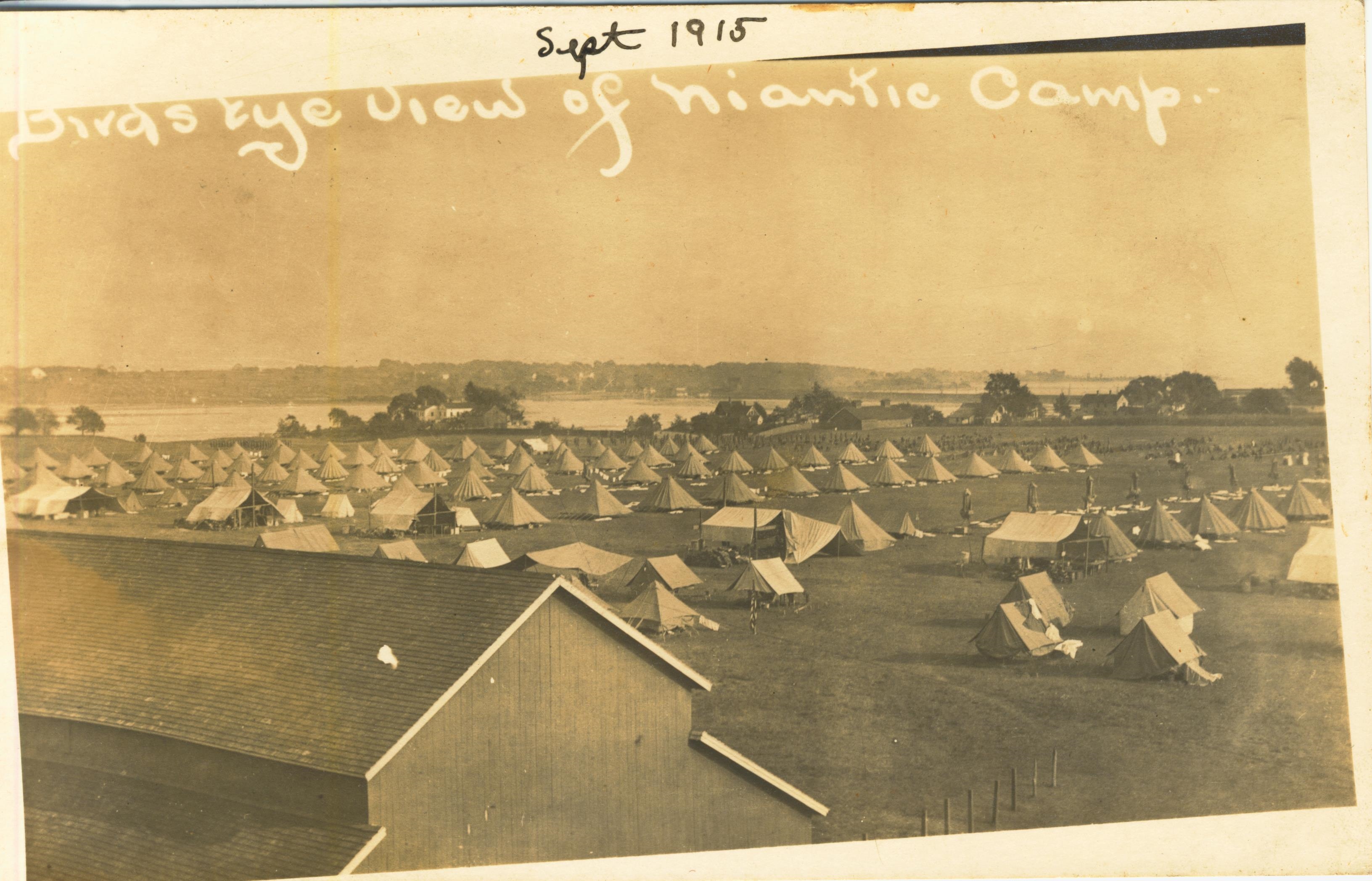 Birds Eye View of Niantic Camp from collection of Guy Bennett Boyd