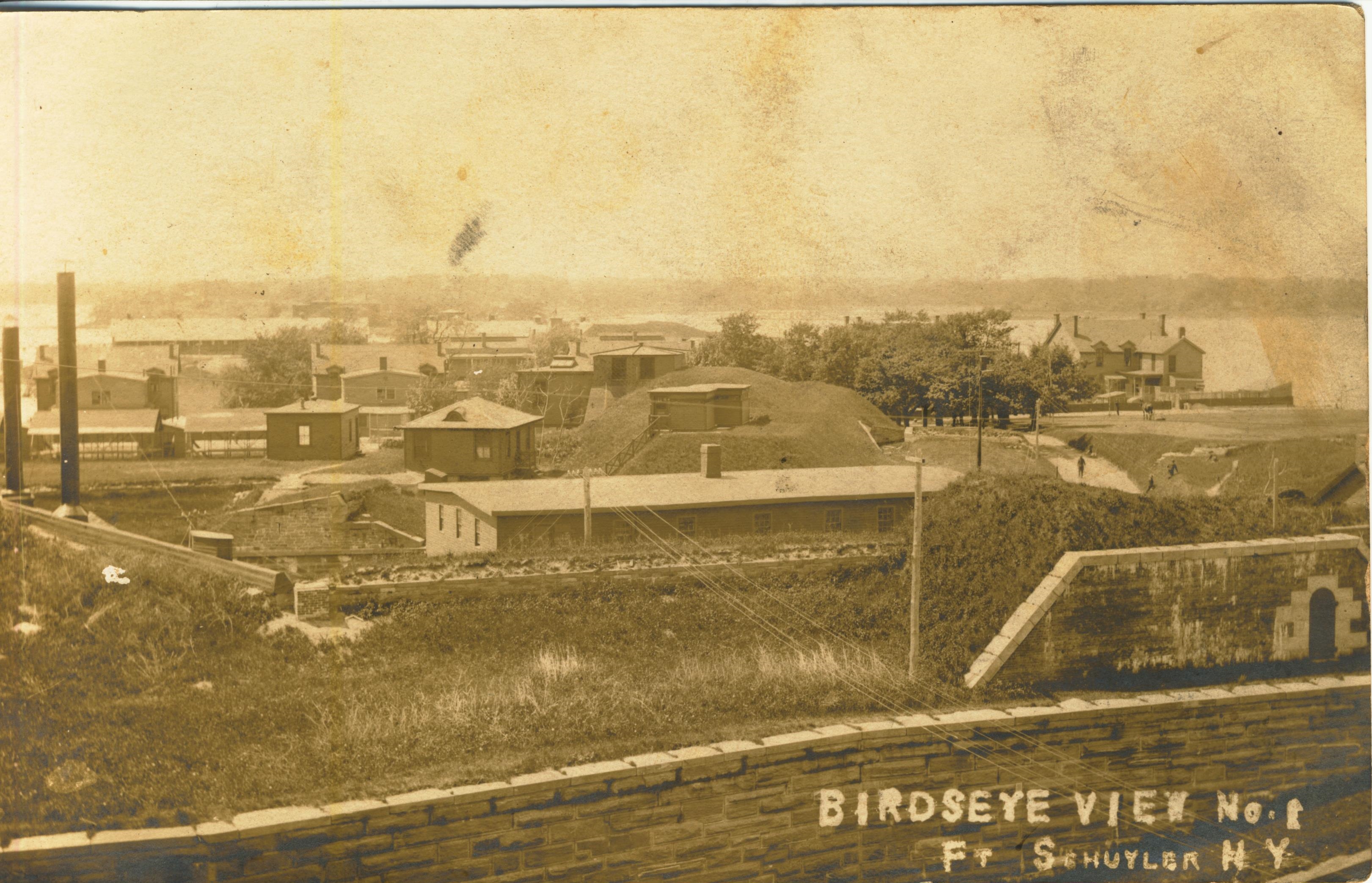 Birdseye view No 1 Fort Schuyler NY