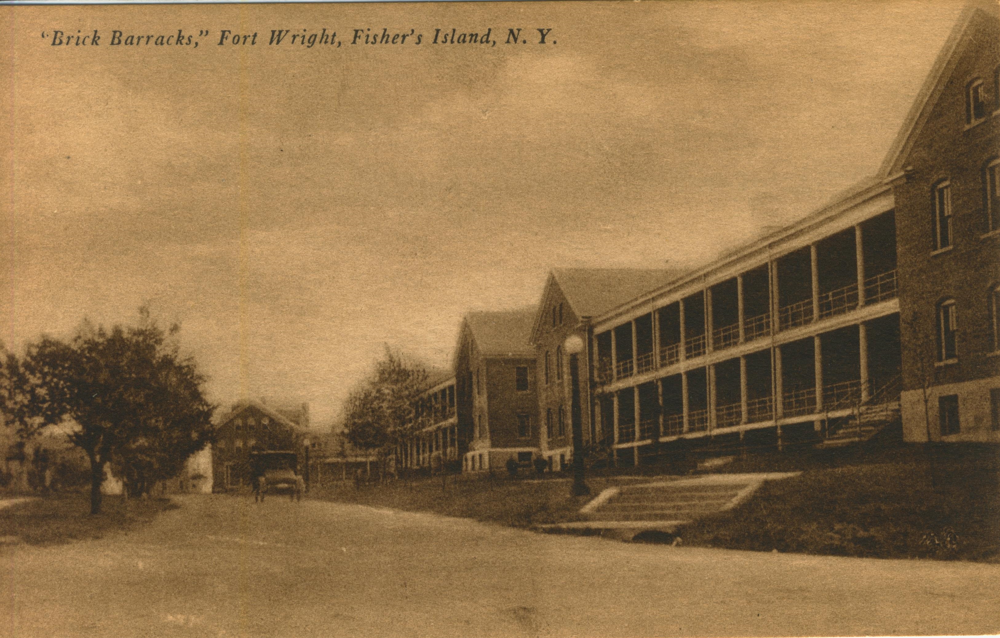 Brick Barracks Fort Wright Fishers Island NY