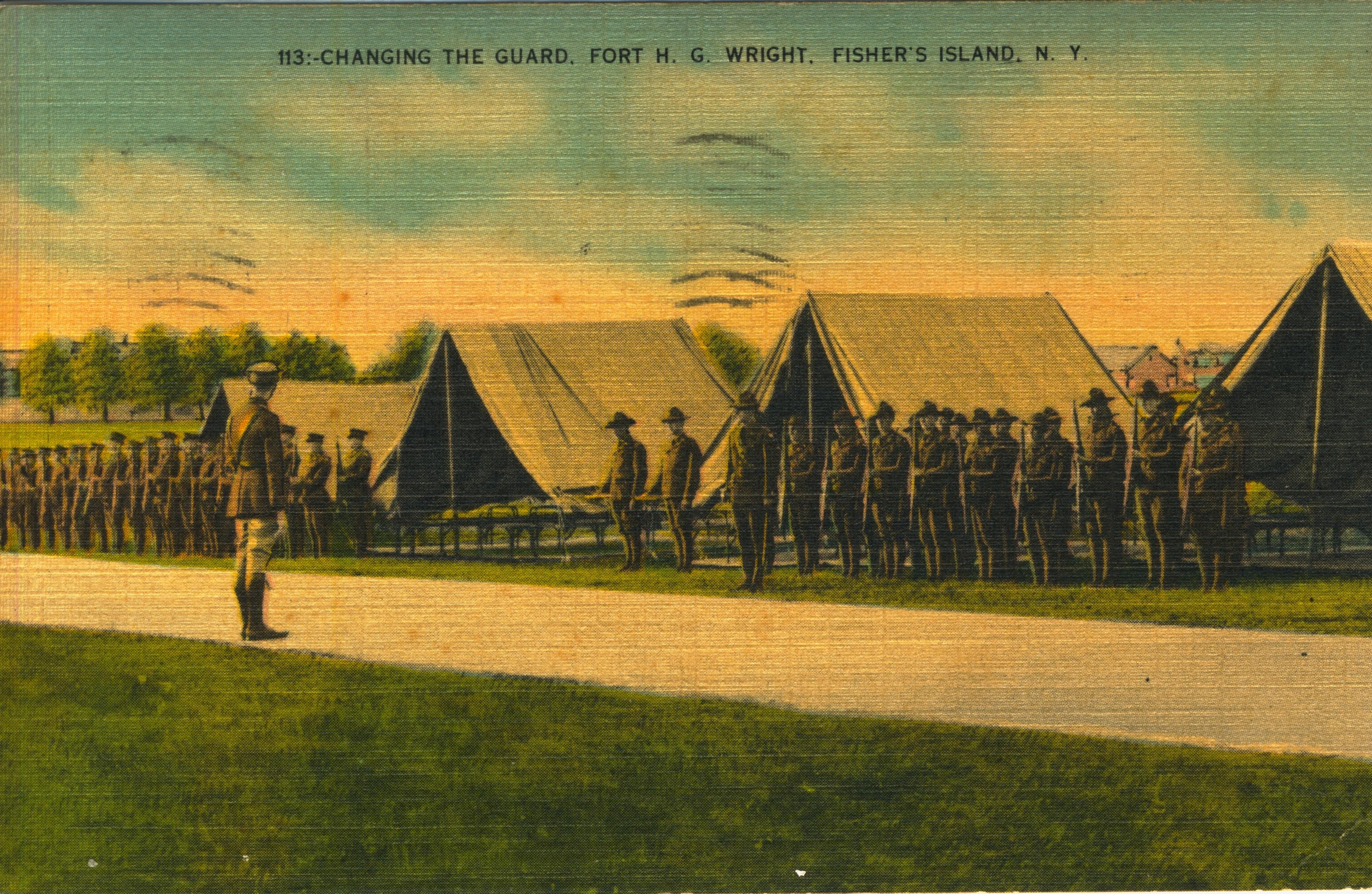 Changing the Guard Fort H. G. Wright Fishers Island NY