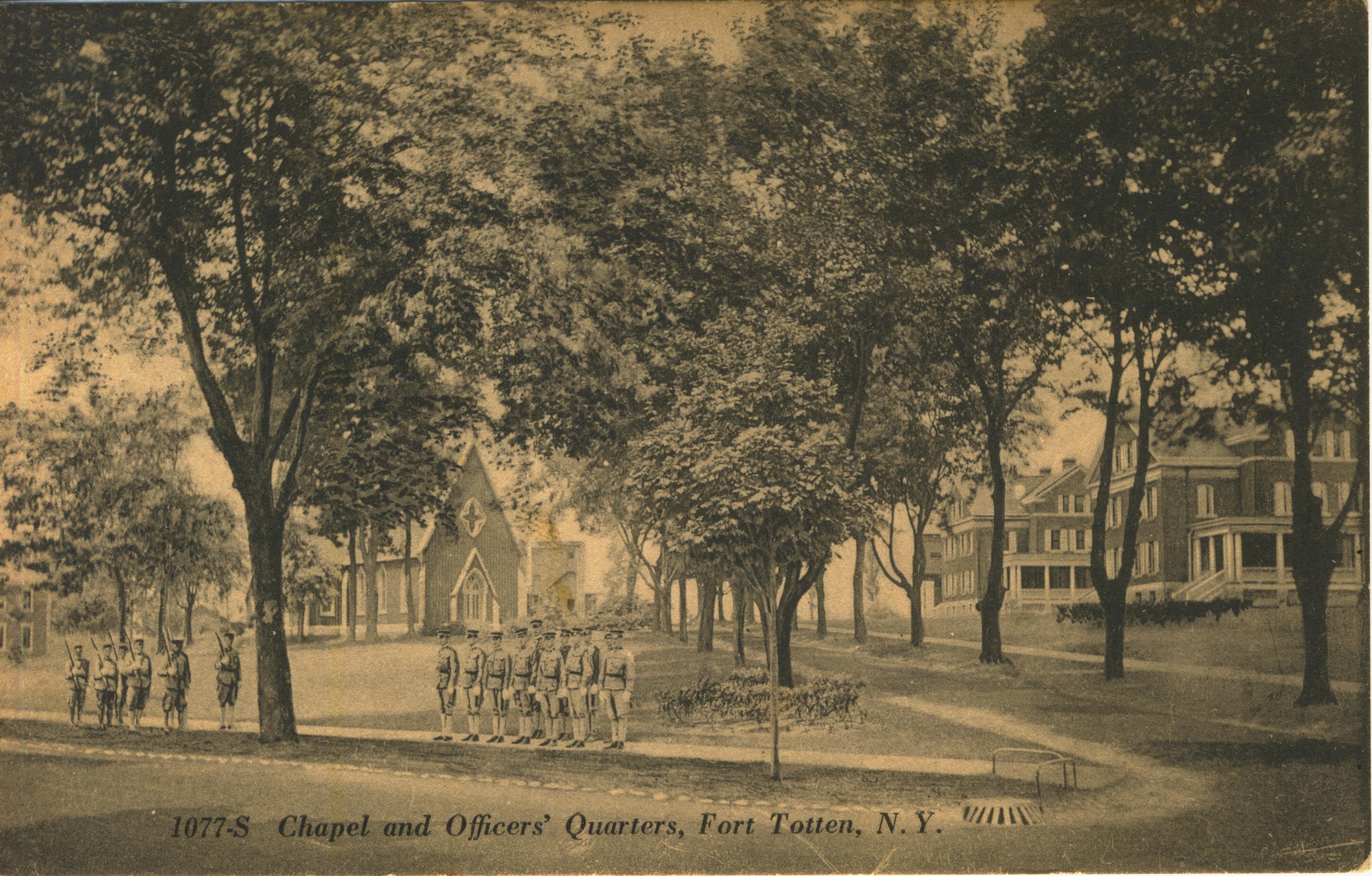 Chapel and Officers Quarters Fort Totten NY