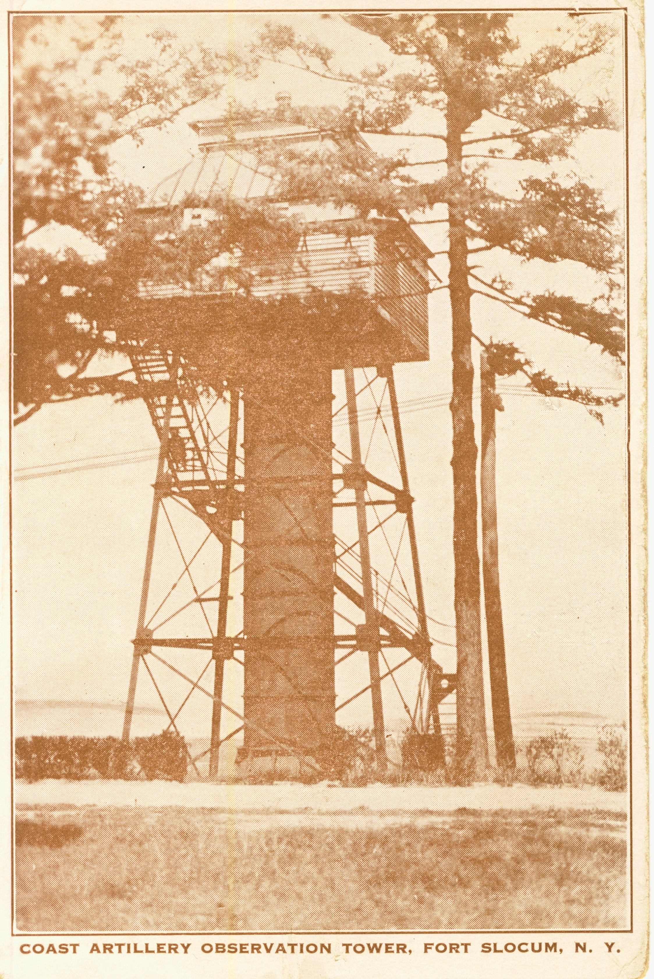 Coast Artillery Observation Tower Fort Slocum NY