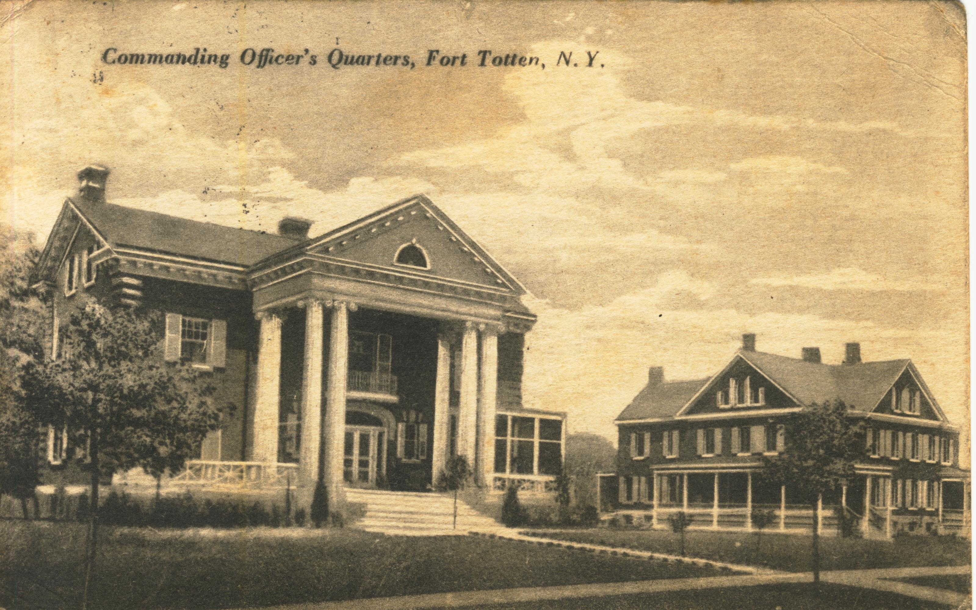 Commanding Officers Quarters Fort Totten NY