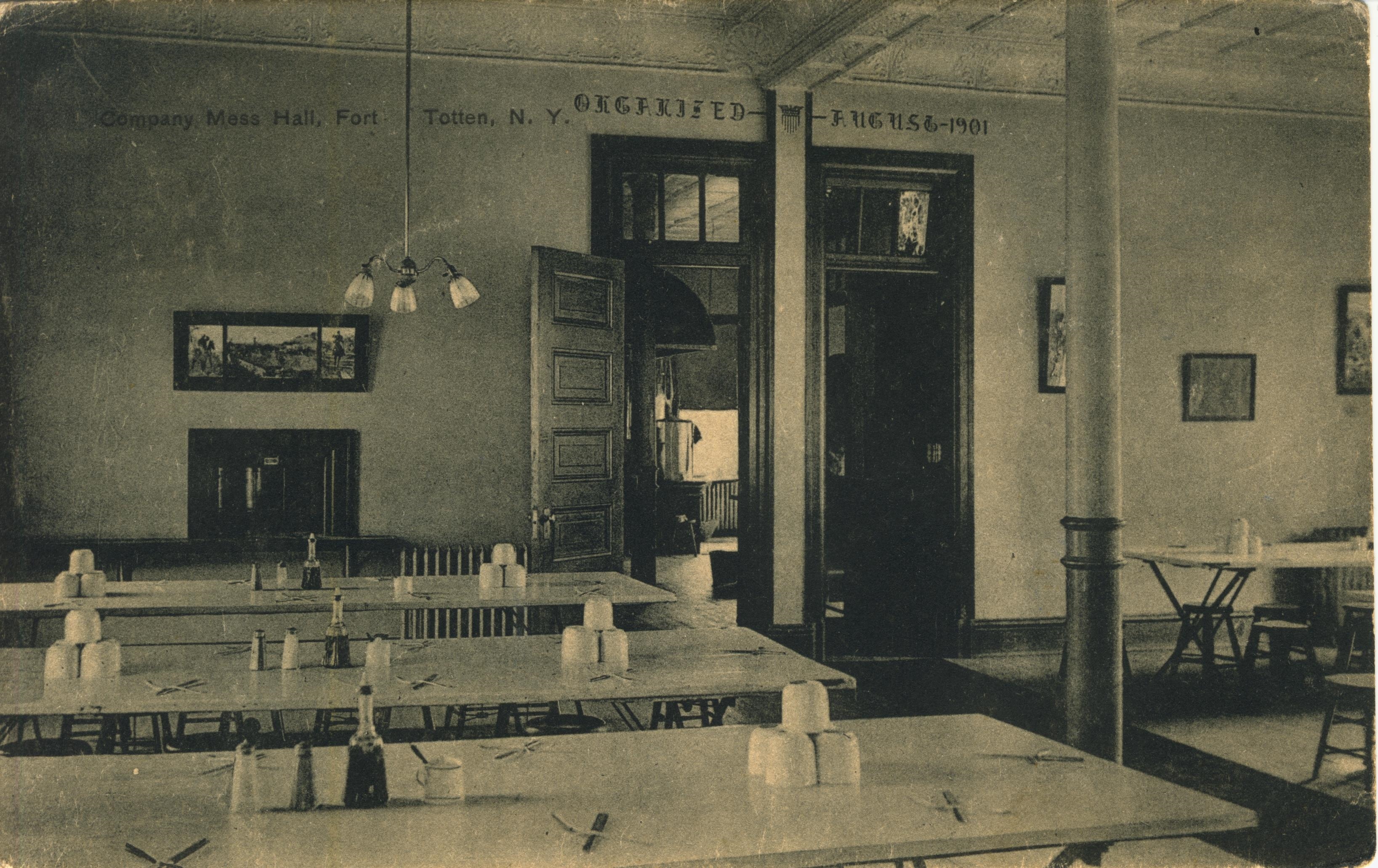 Compant Mess Hall Fort Totten NY