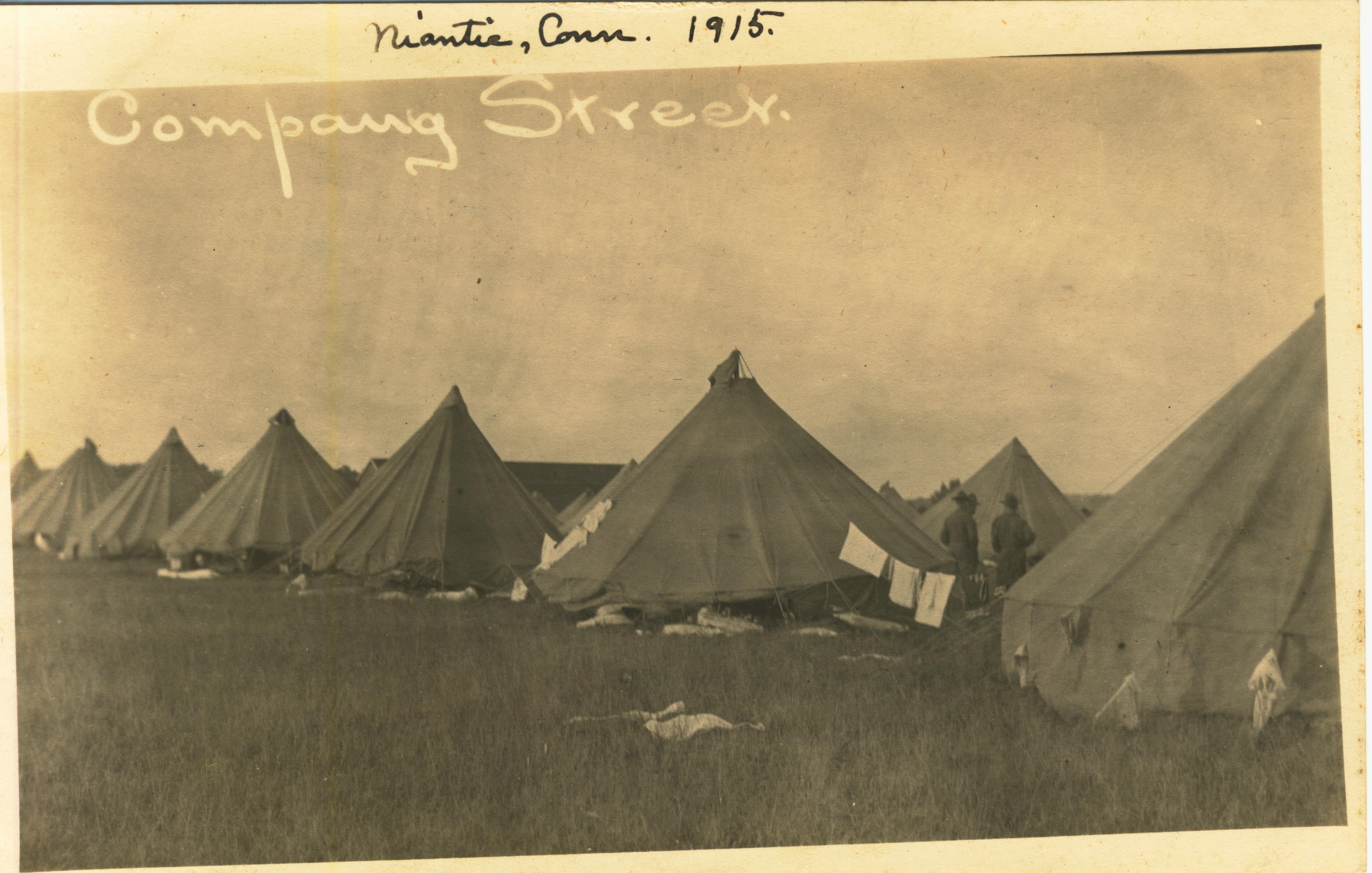 Company Street Niantic Conn 1915 from collection of Guy Bennett Boyd
