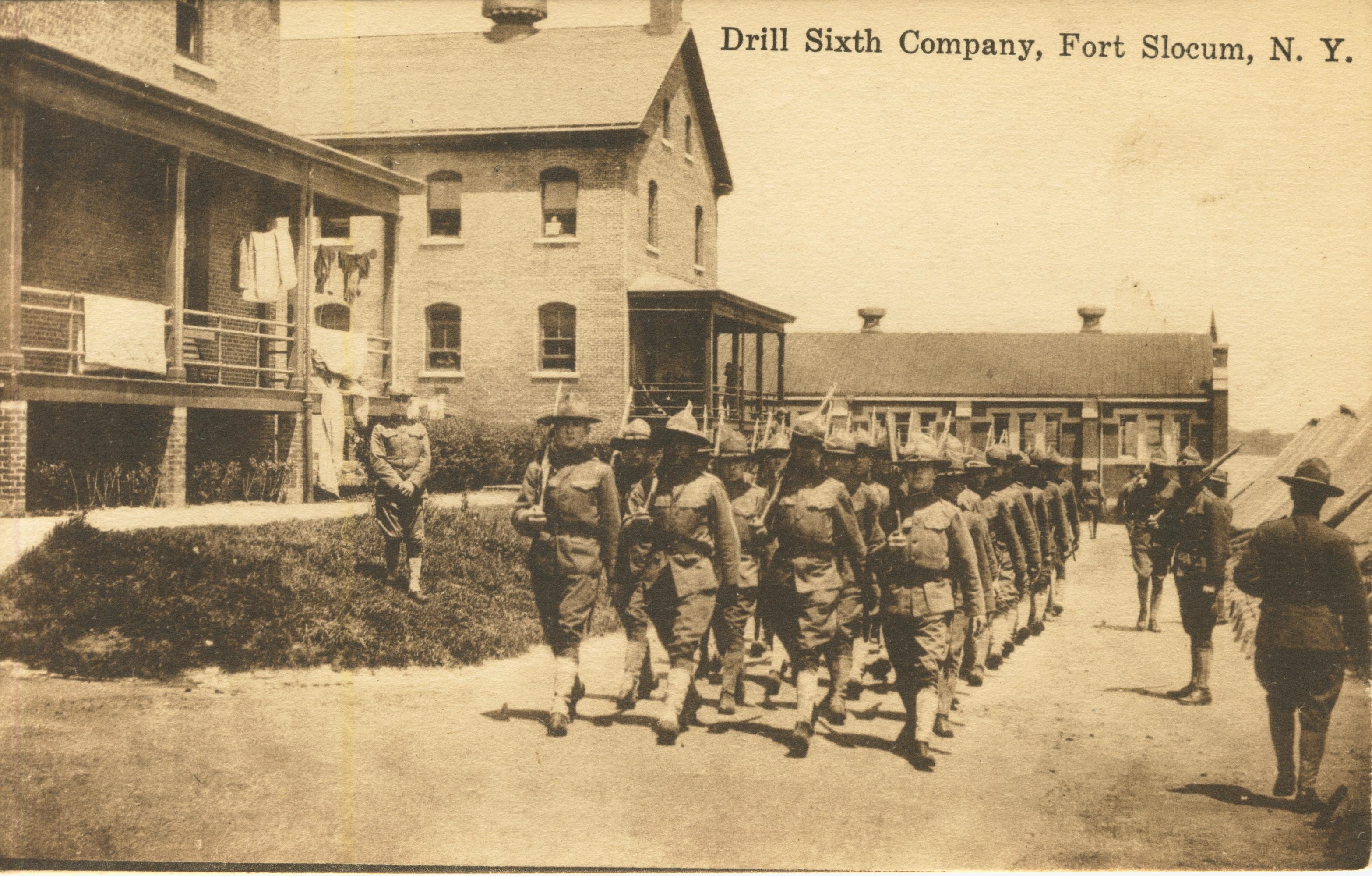 Drill Sixth Company Fort Slocum NY