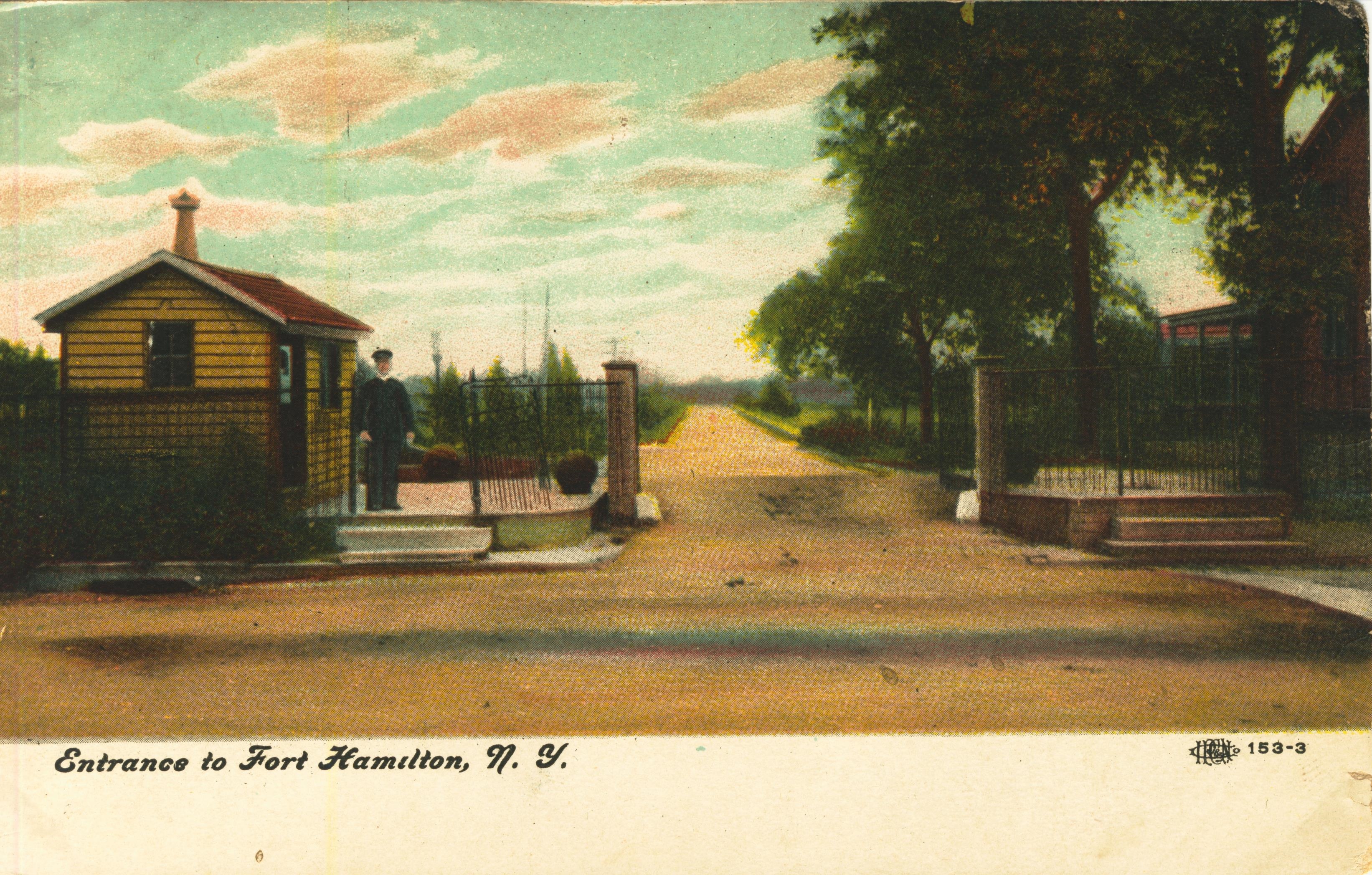 Entrance to Fort Hamilton NY