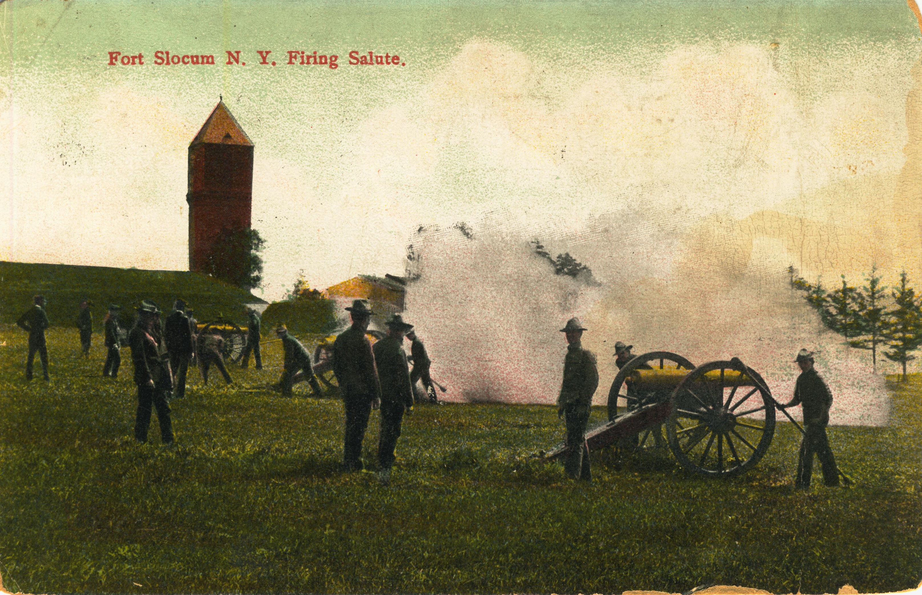Fort Slocum NY Firing Salute