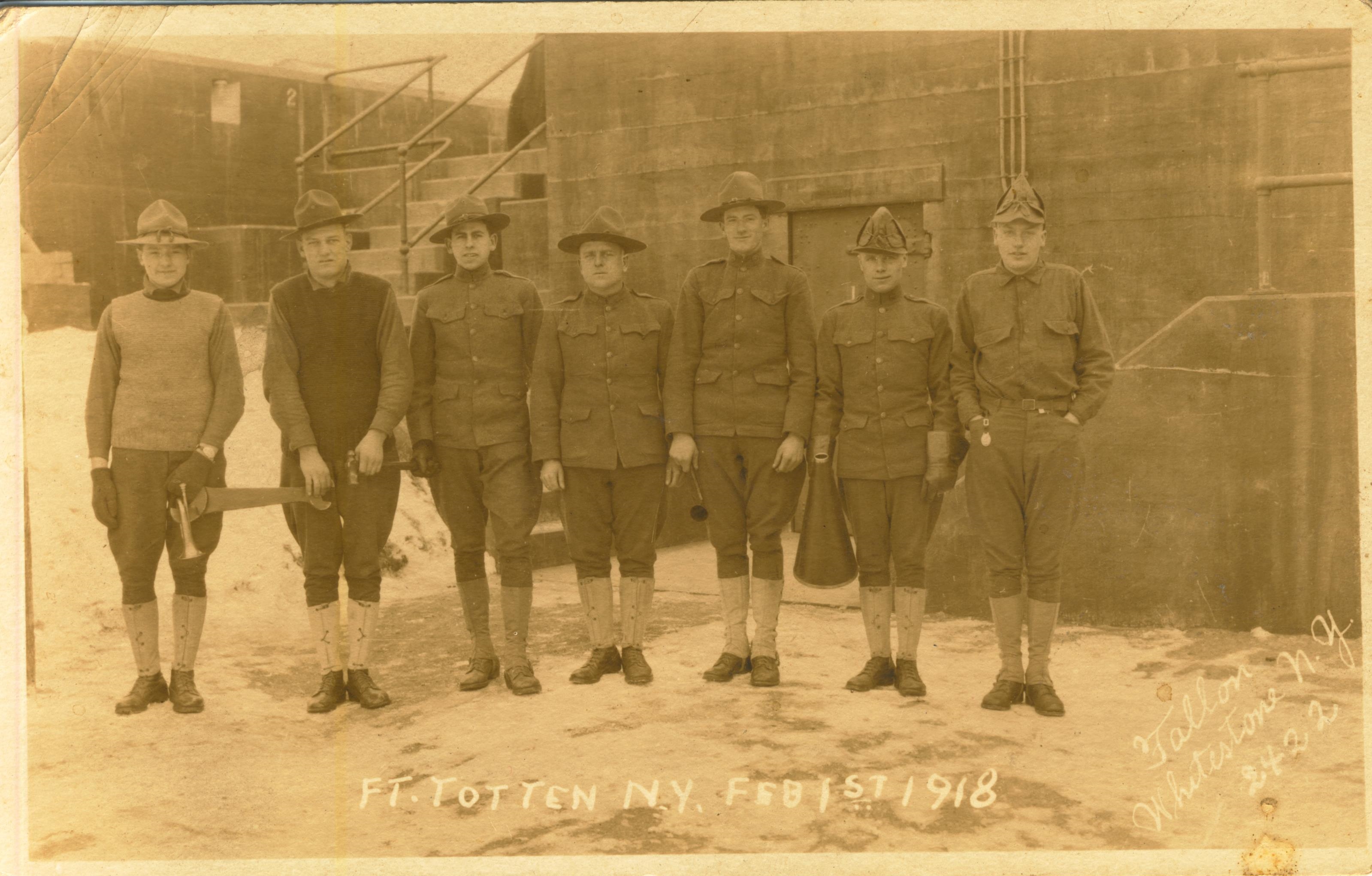 Fort Totten NY Feb 1st 1918
