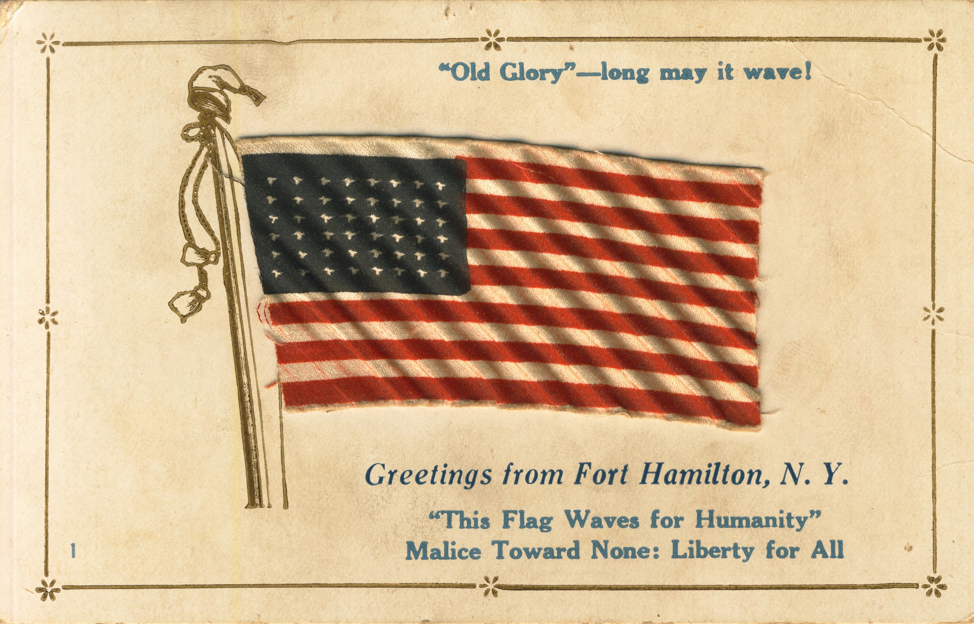 Greetings from Fort Hamilton NY