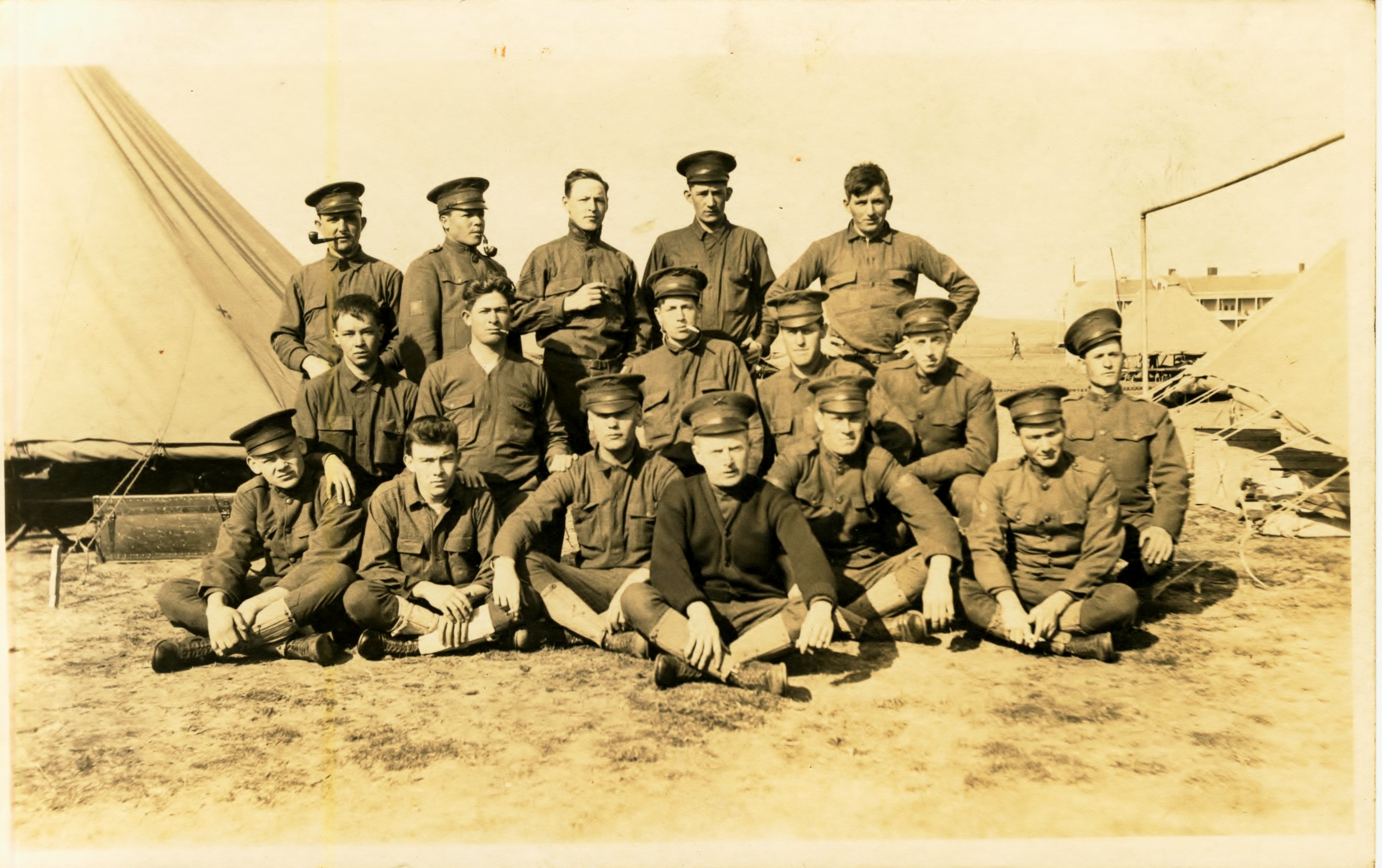 Group of Soldiers Likely taken at Fort Terry NY Soldiers name is Guy Boyd from Defiance Ohio 5-3-15