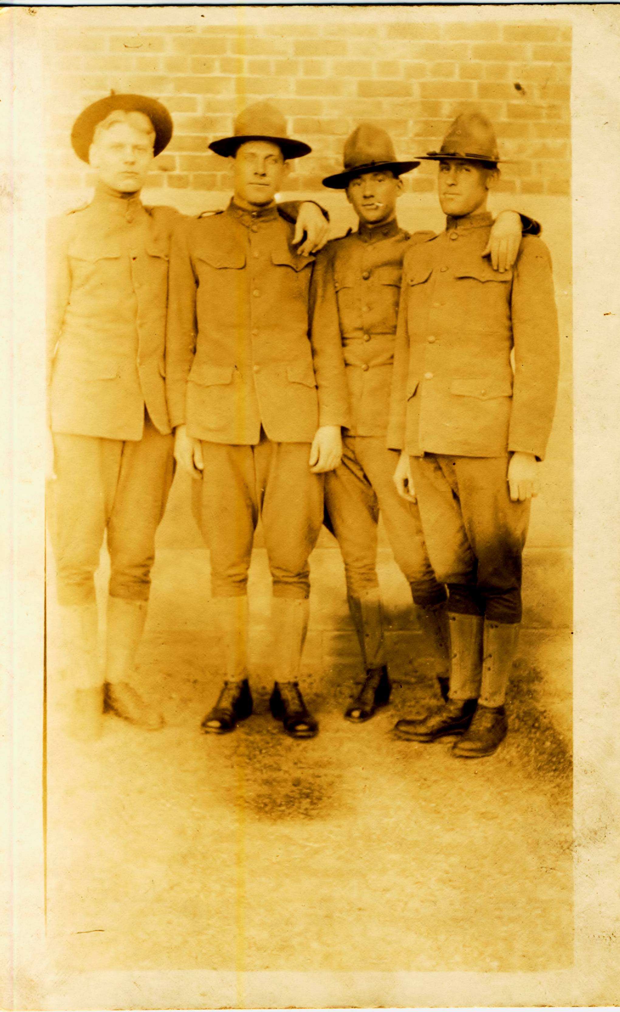 Group of soldiers likely at Fort Terry NY Soldier is Guy Boyd