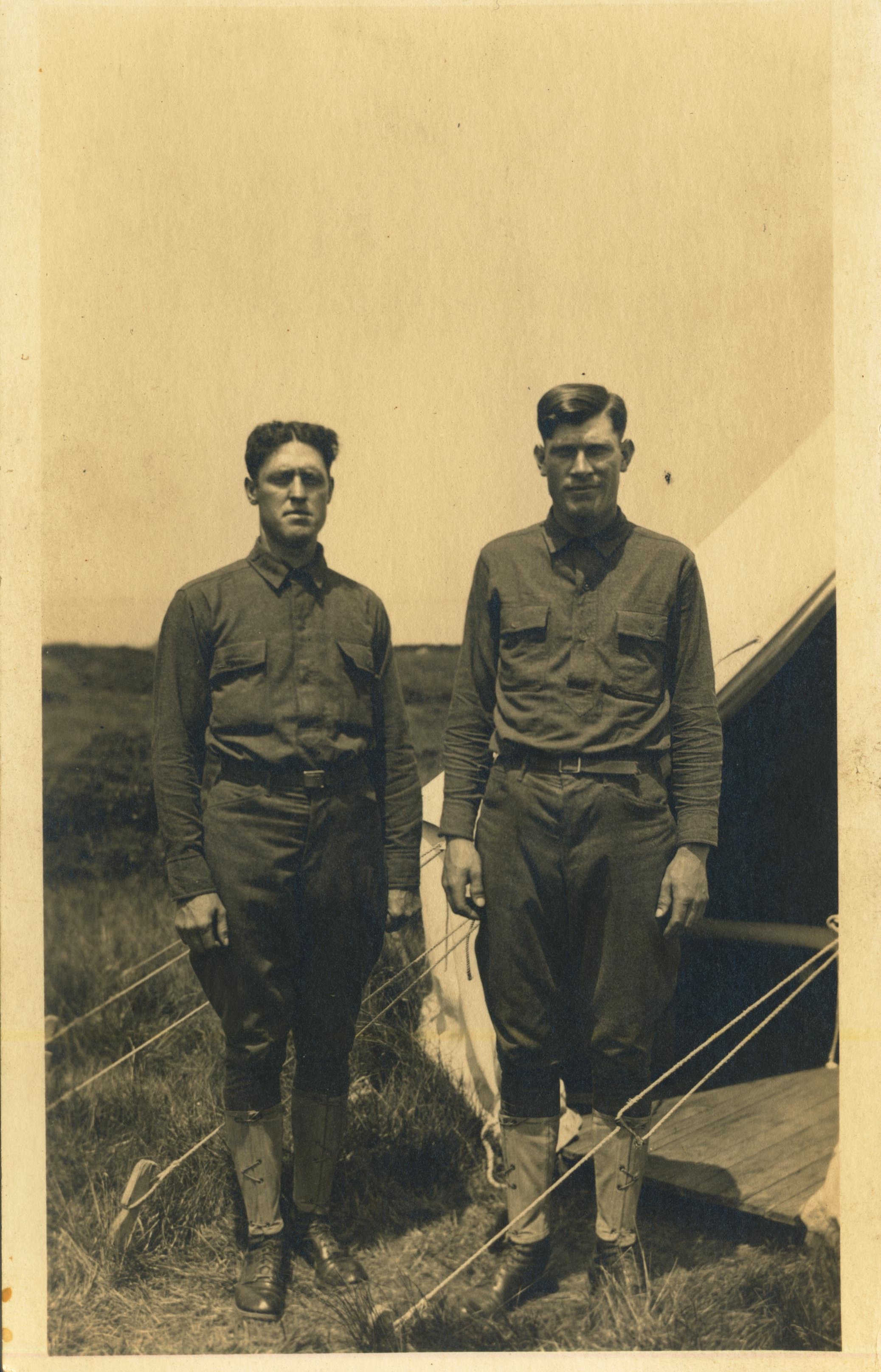 Guy Bennett Boyd on right photo likely taken at Fort Terry NY