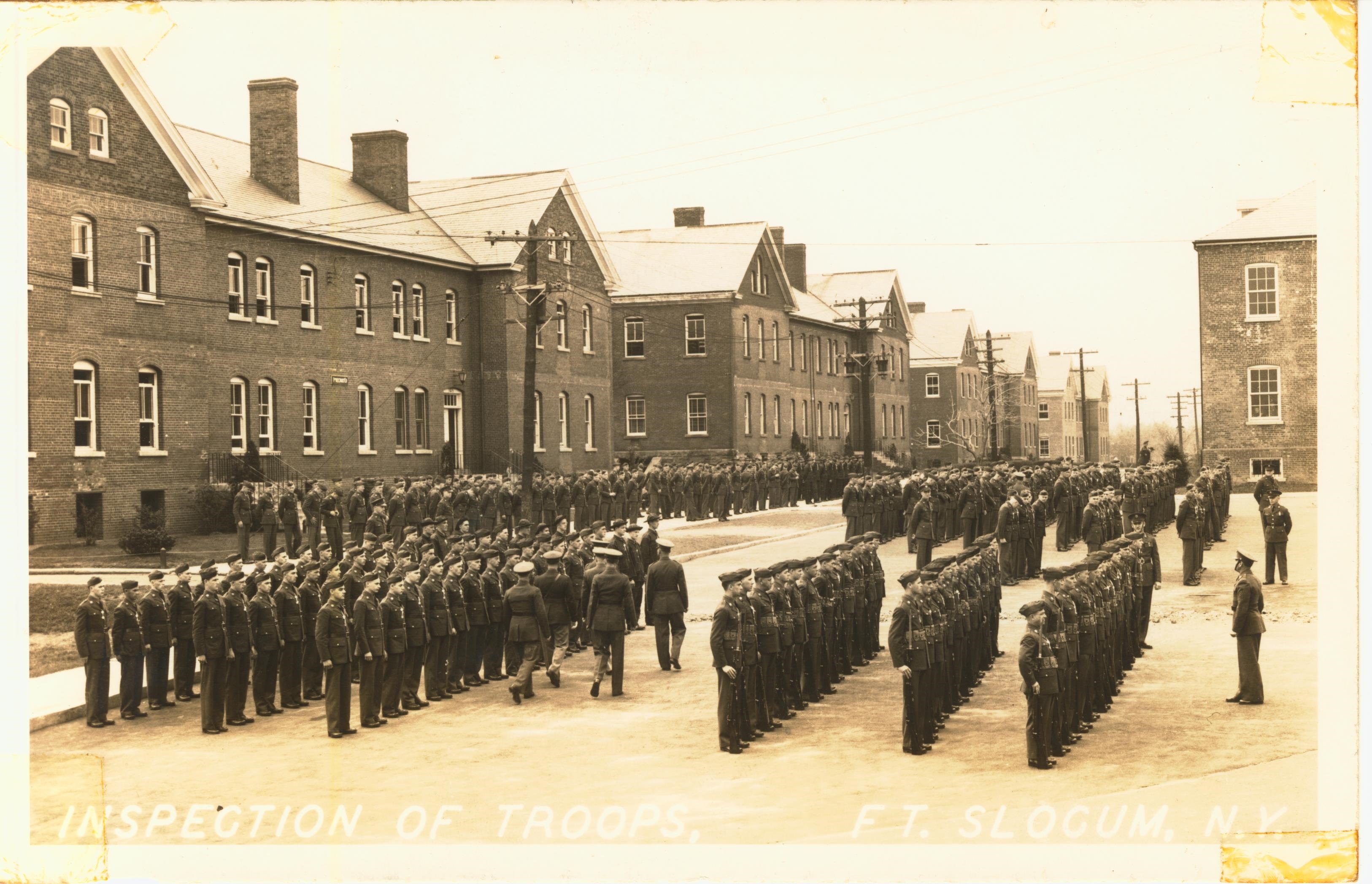 Inspection of Troops Fort Slocum NY