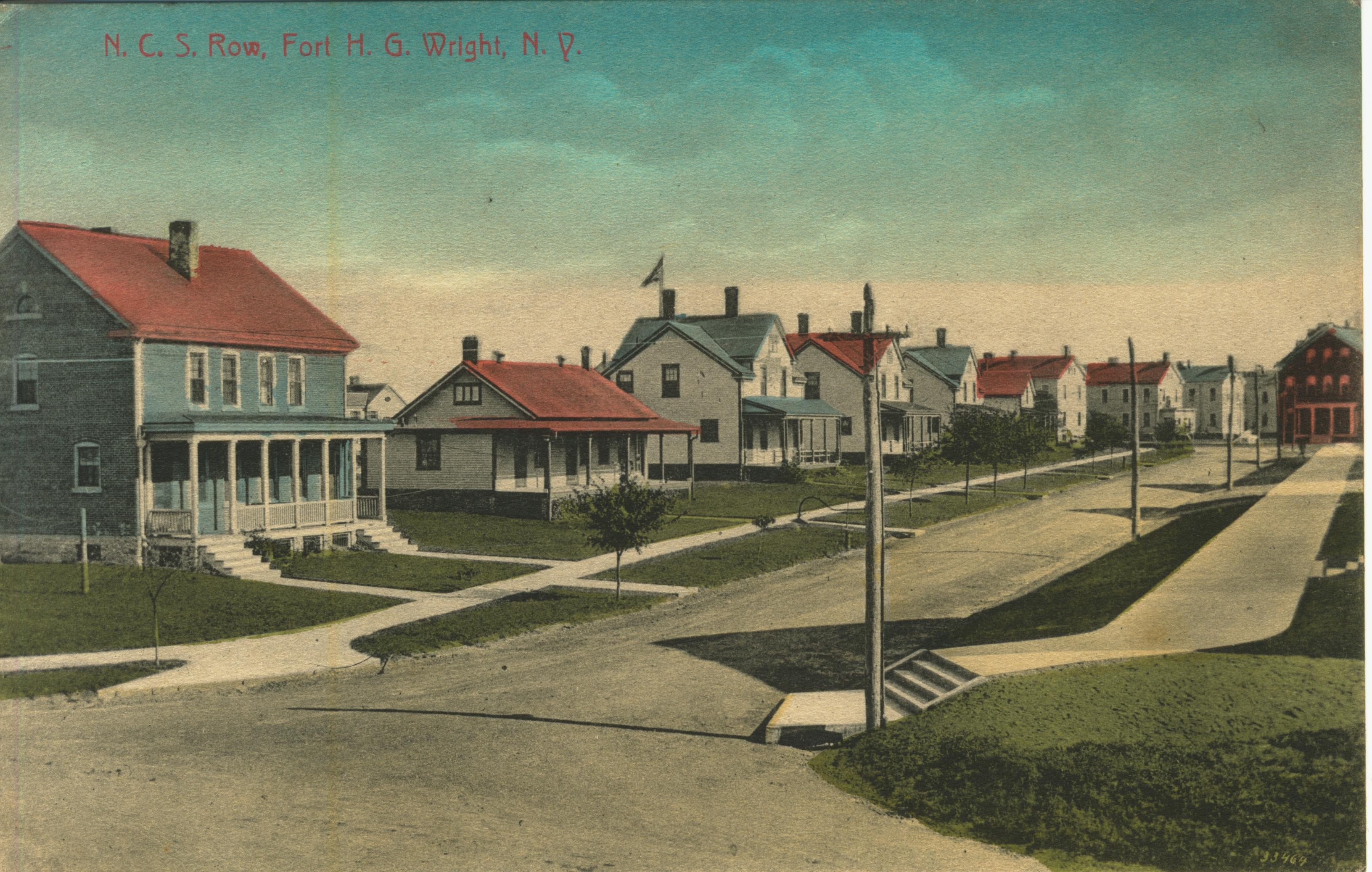 N. C. S. Row Fort H. G. Wright NY
