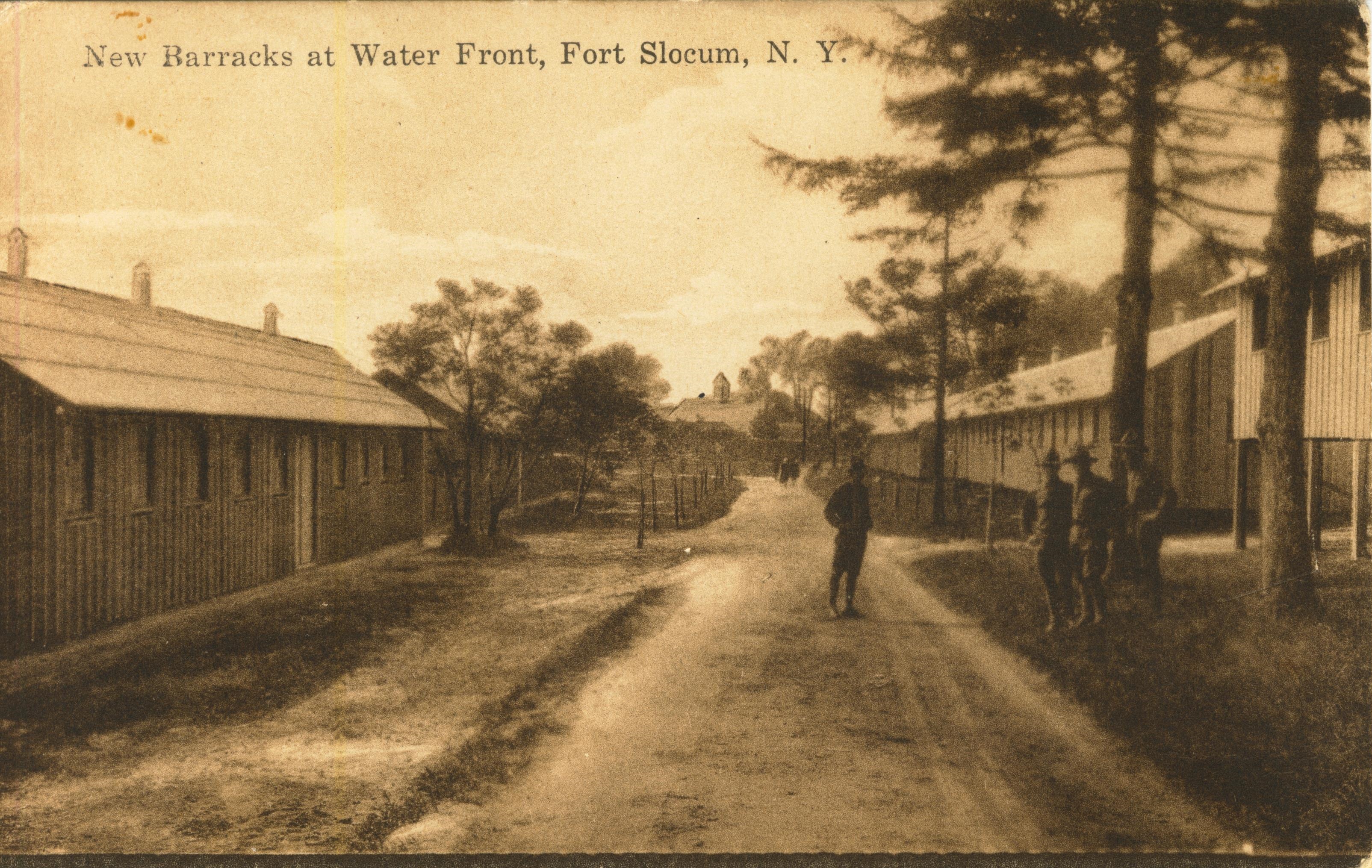 New Barracks at Water Front Fort Slocum NY