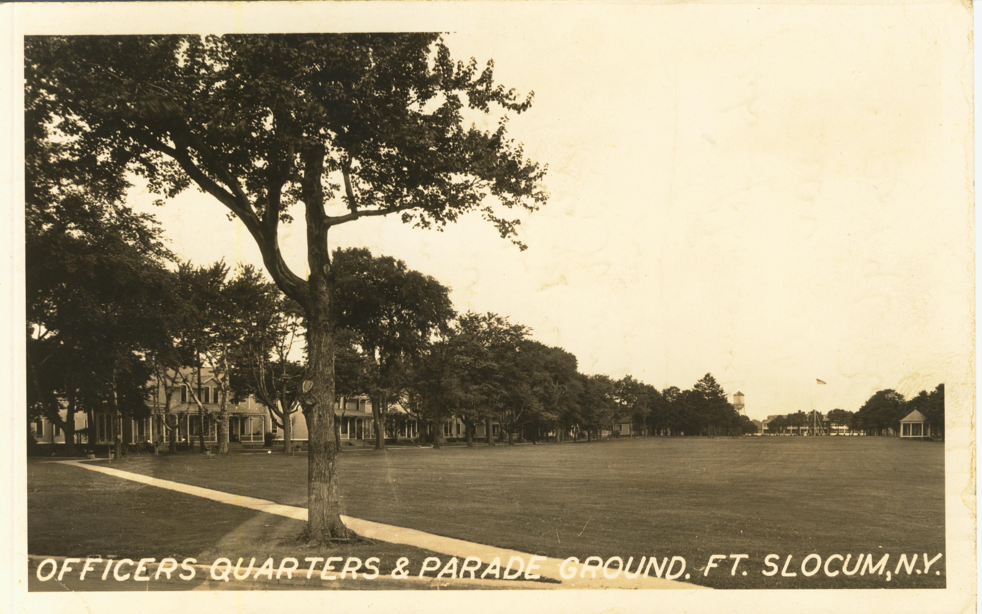 Officers Quarters and Parade Ground Fort Slocum NY