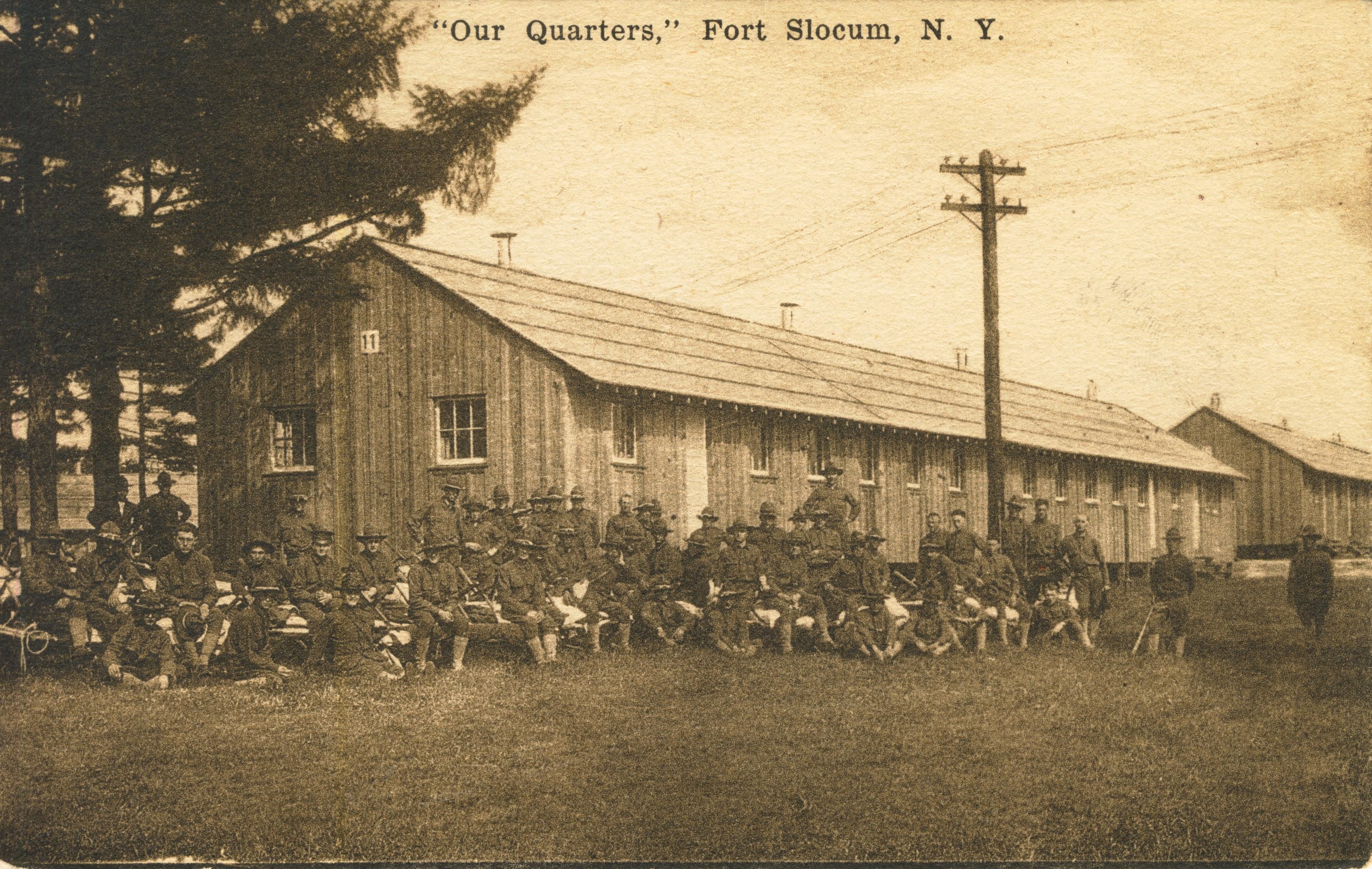 Our Quarters at Fort Slocum NY