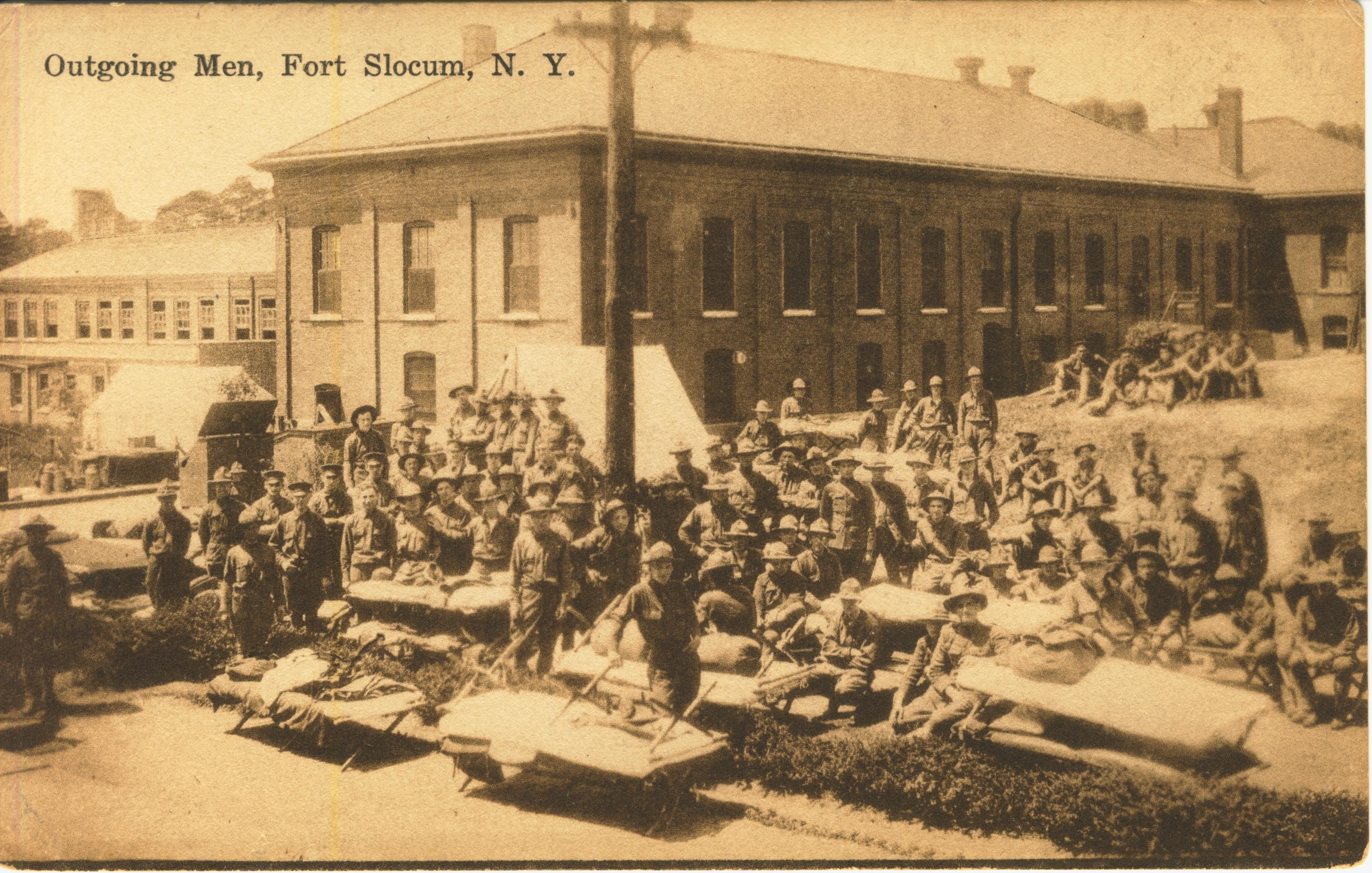 Outgoing men Fort Slocum NY