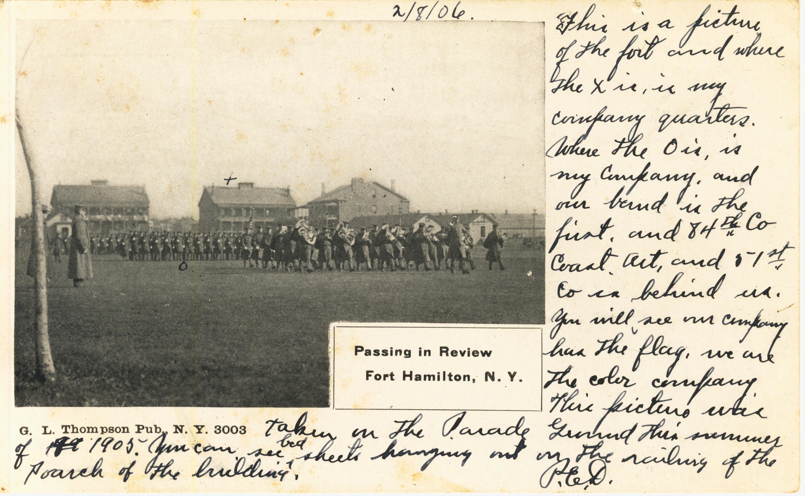 Passing in review Fort Hamilton NY