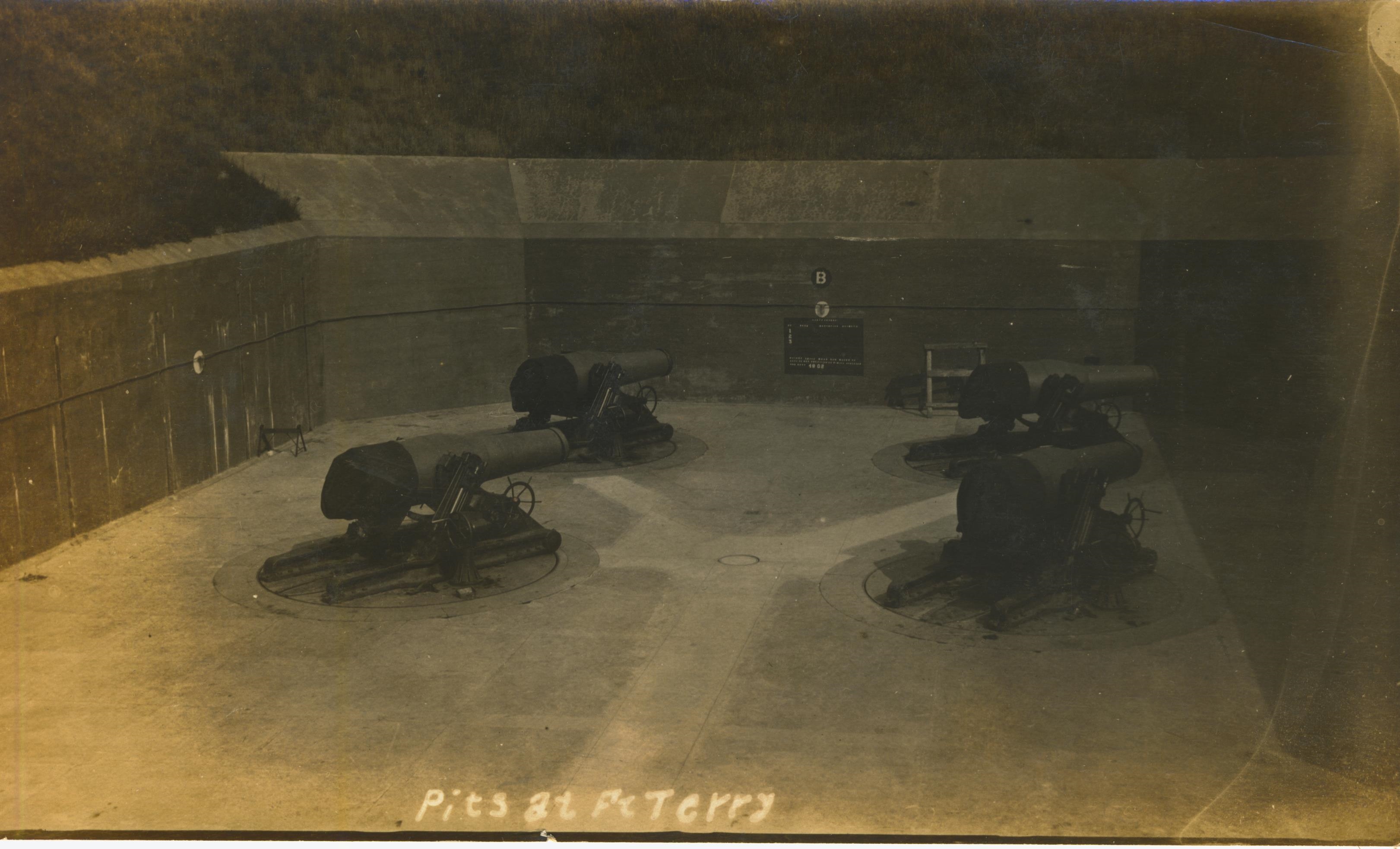Pits at Fort Terry NY