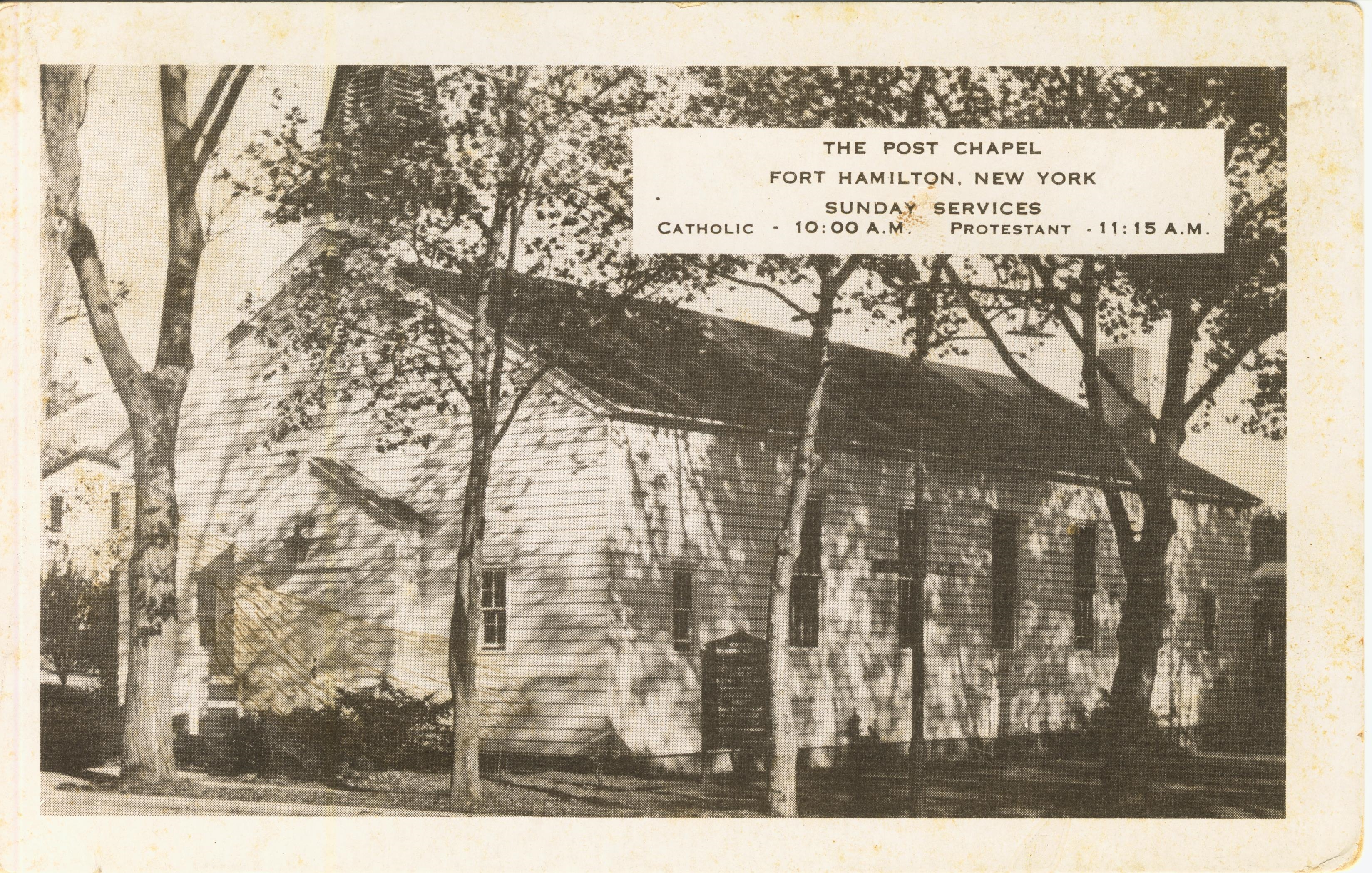 Post Chapel Fort Hamilton NY