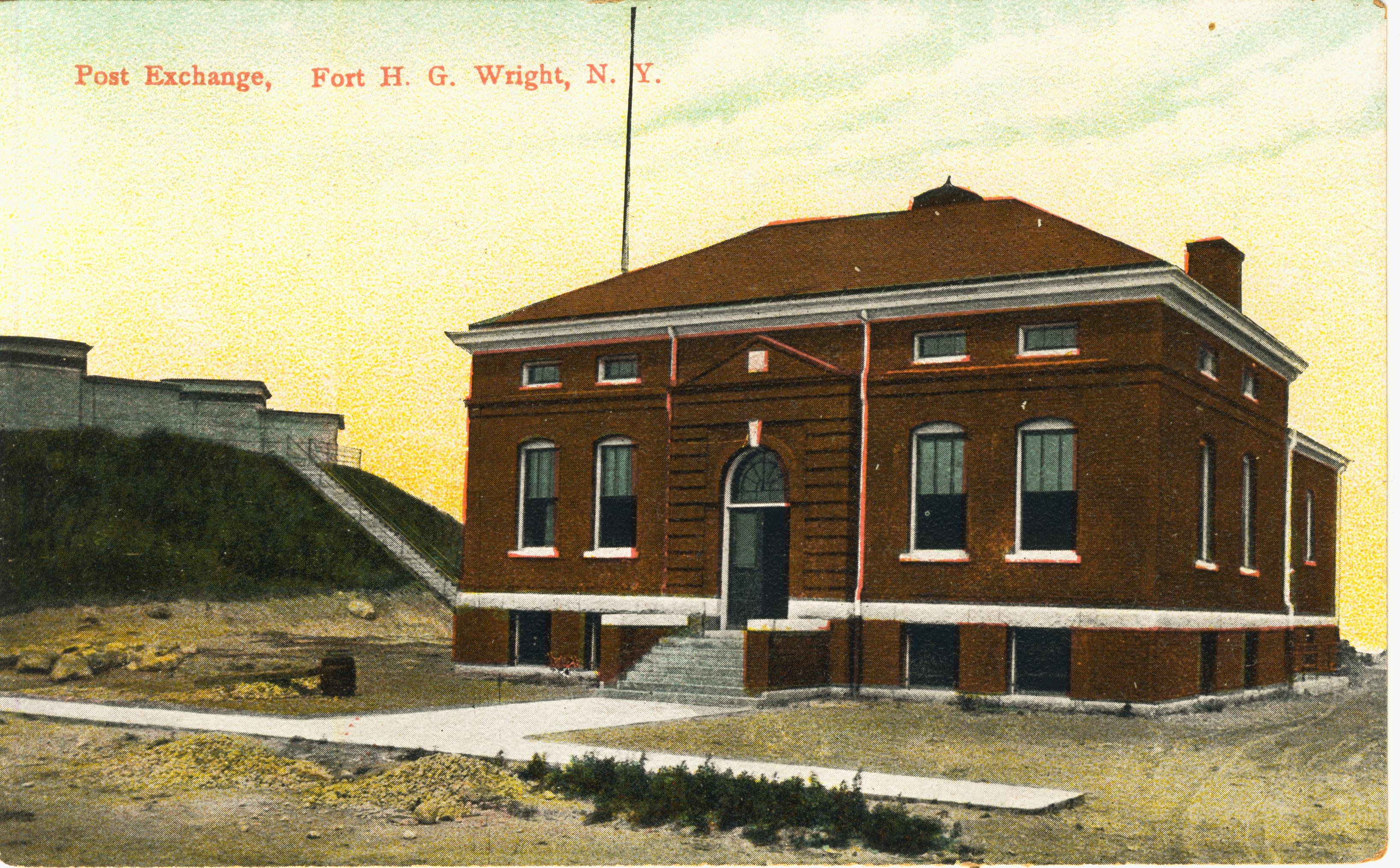 Post Excahnge Fort H. G. Wright NY
