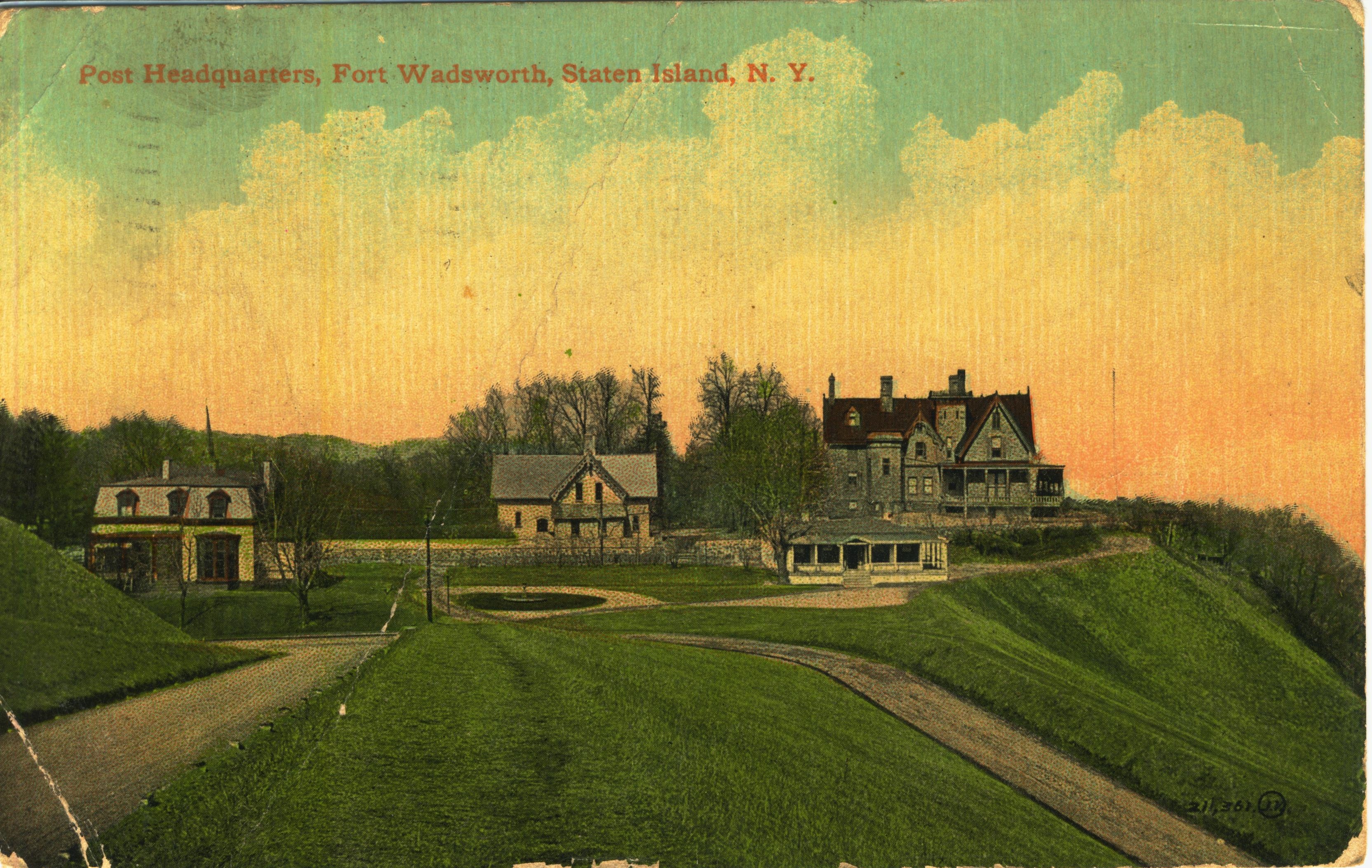 Post Headquarters Fort Wadsworth NY