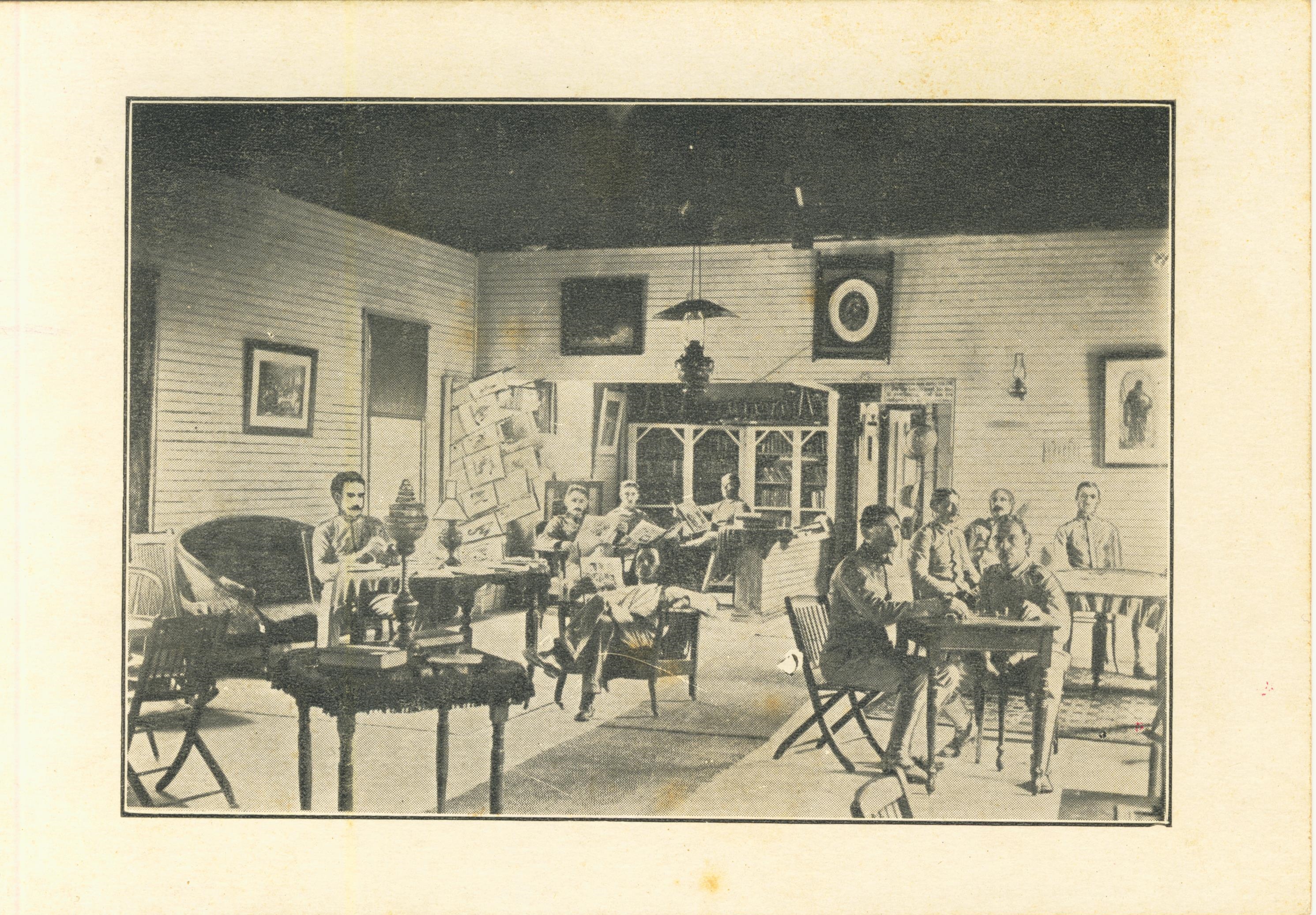Reading room YMCA Fort Hamilton NY