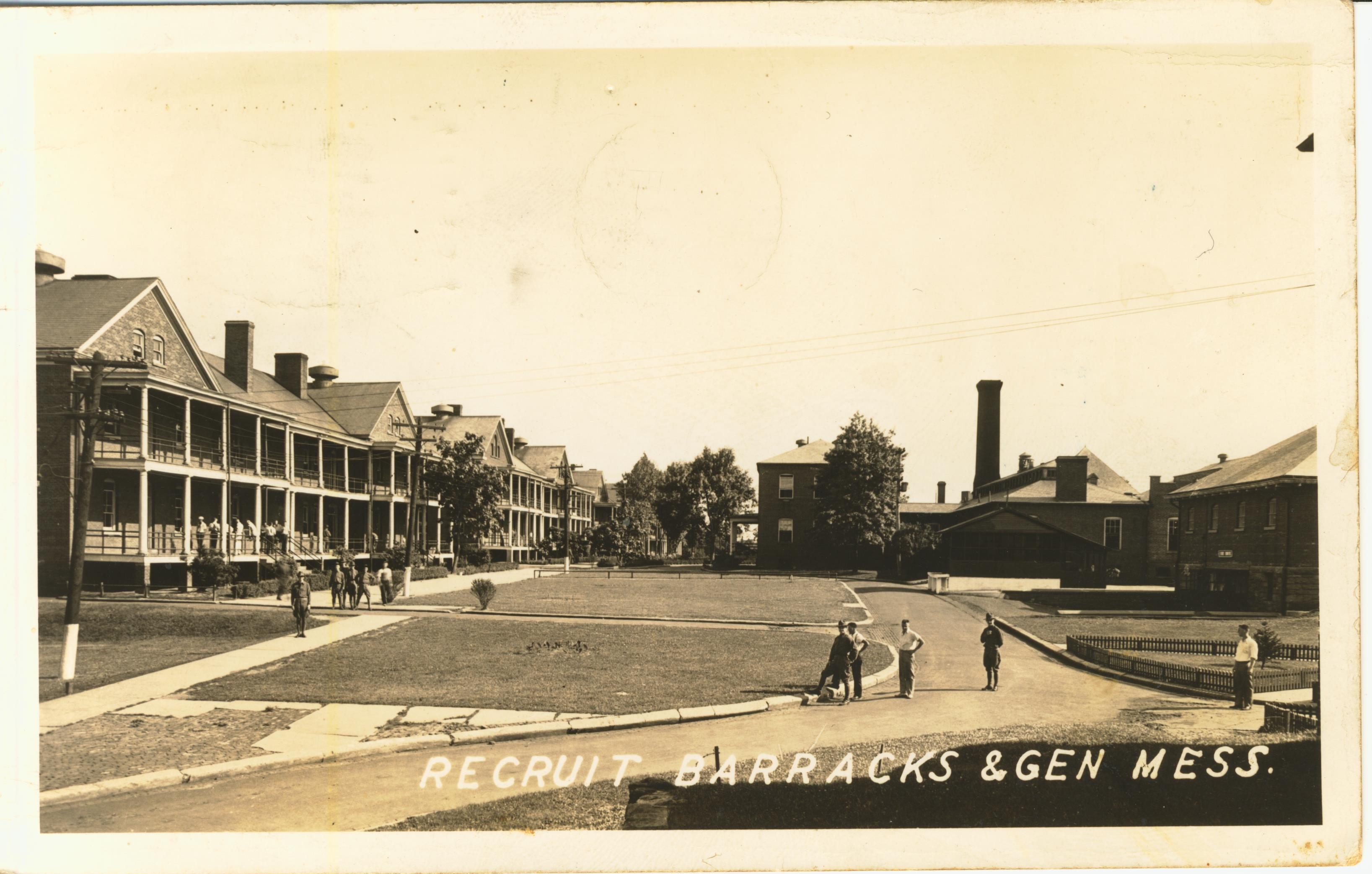 Recuit Barracks and General Mess Fort Slocum NY