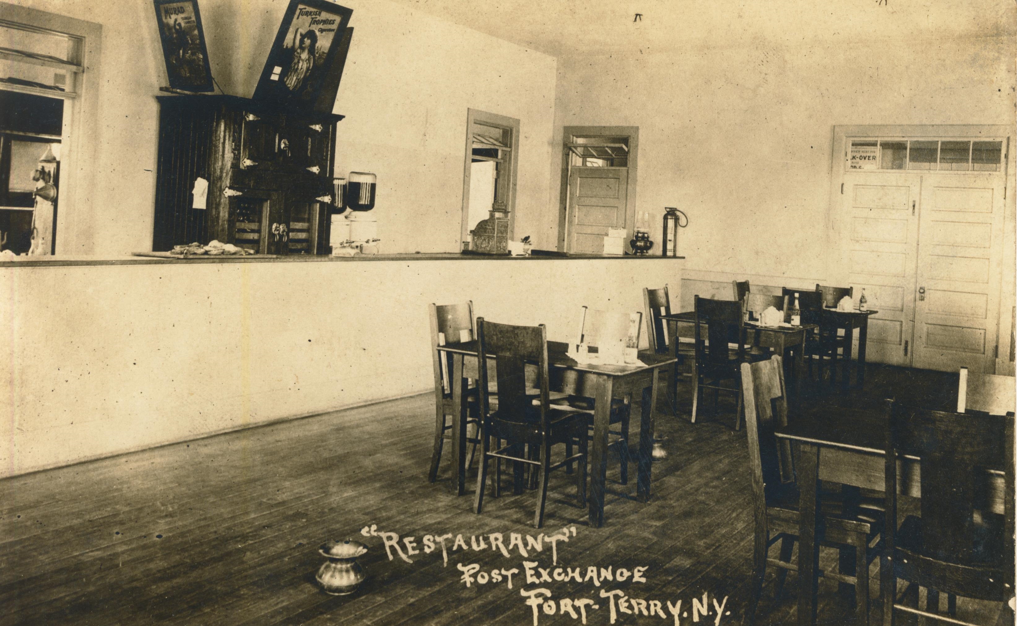Restaurant Post Exchange Fort Terry NY