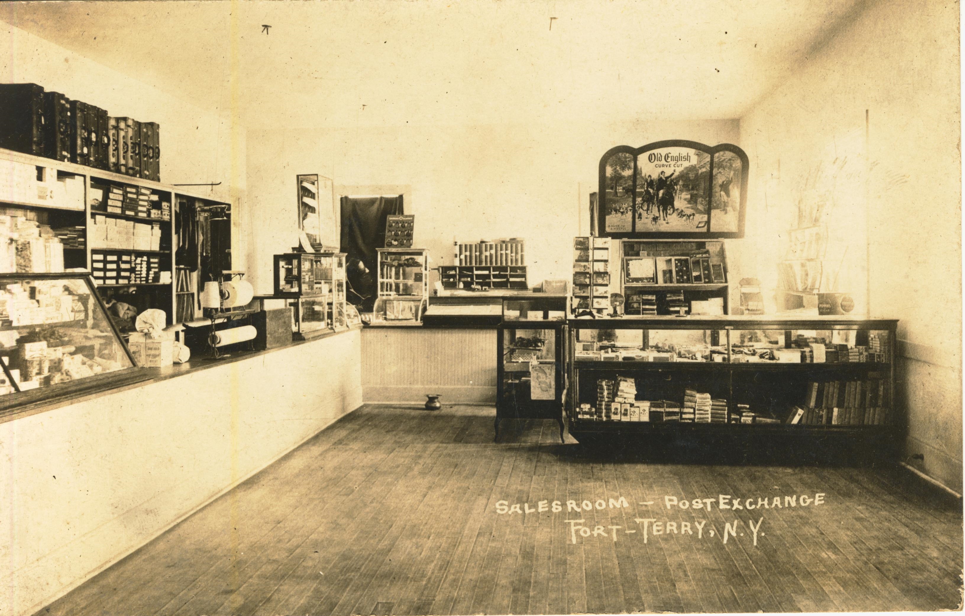 Salesroom Post Exchange Fort Terry NY