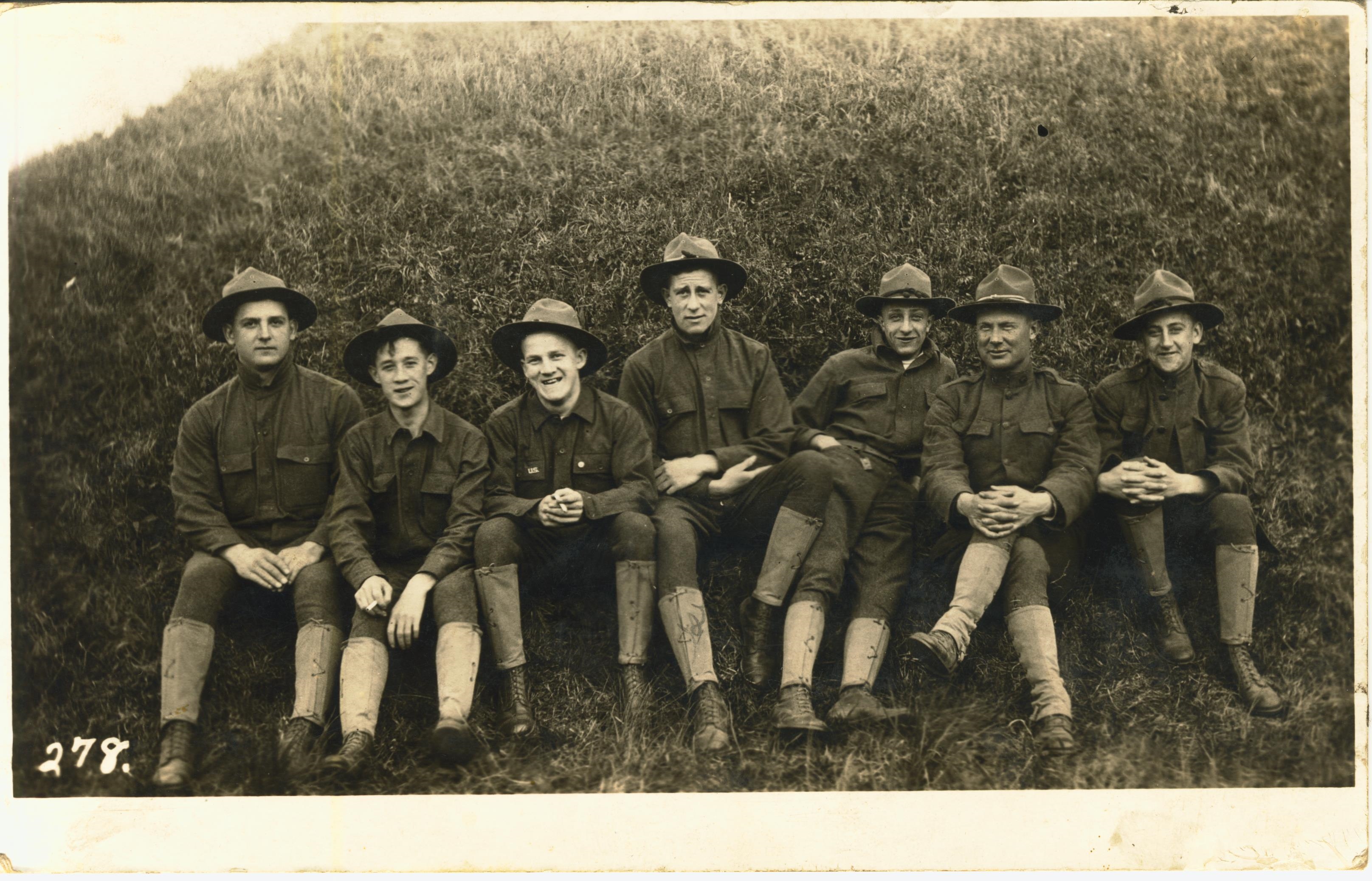 Soldiers postmarked Fort Hamilton May 19 1917