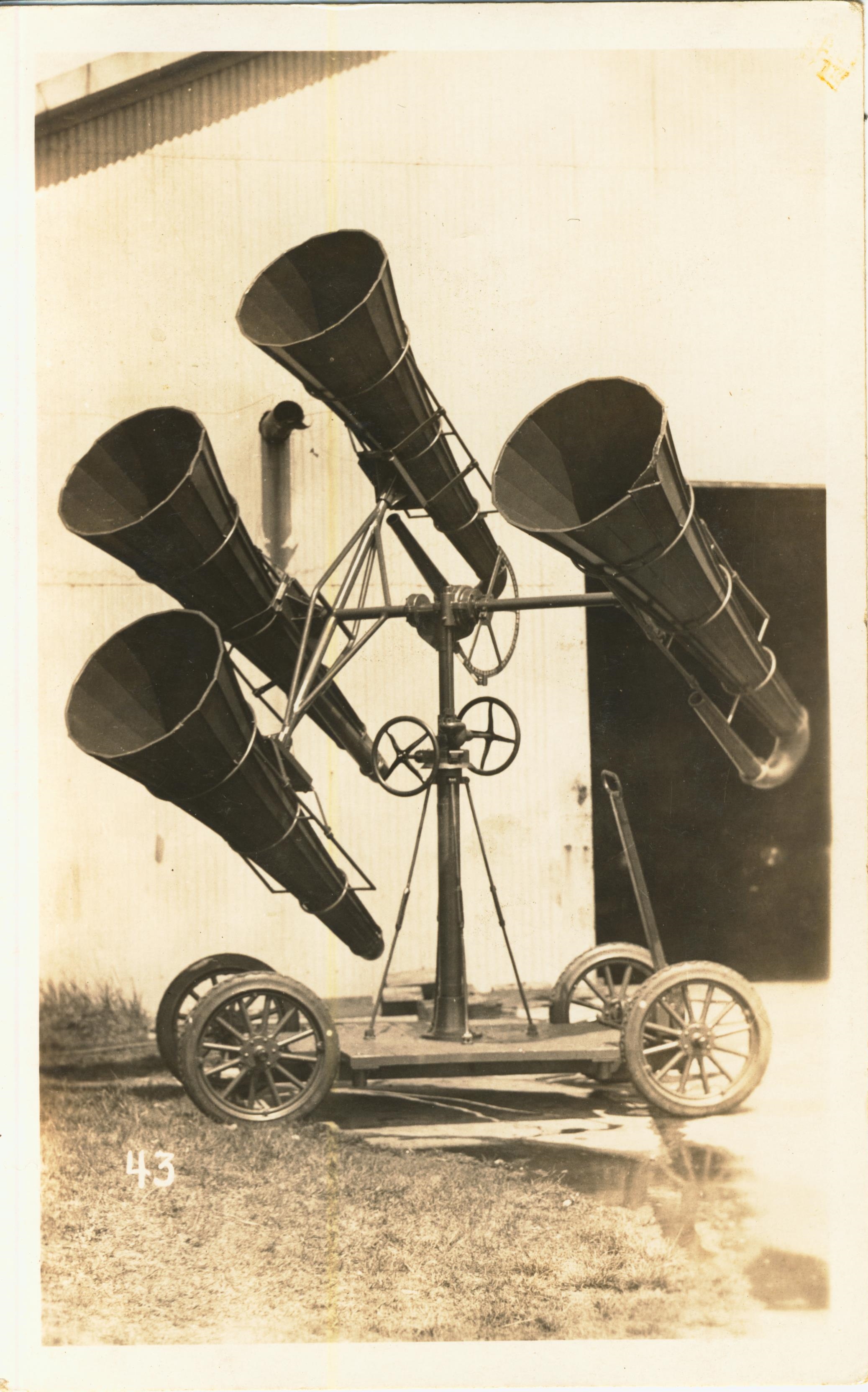 Sound Detector stamped on back LeGere Fort H. G. Wright NY