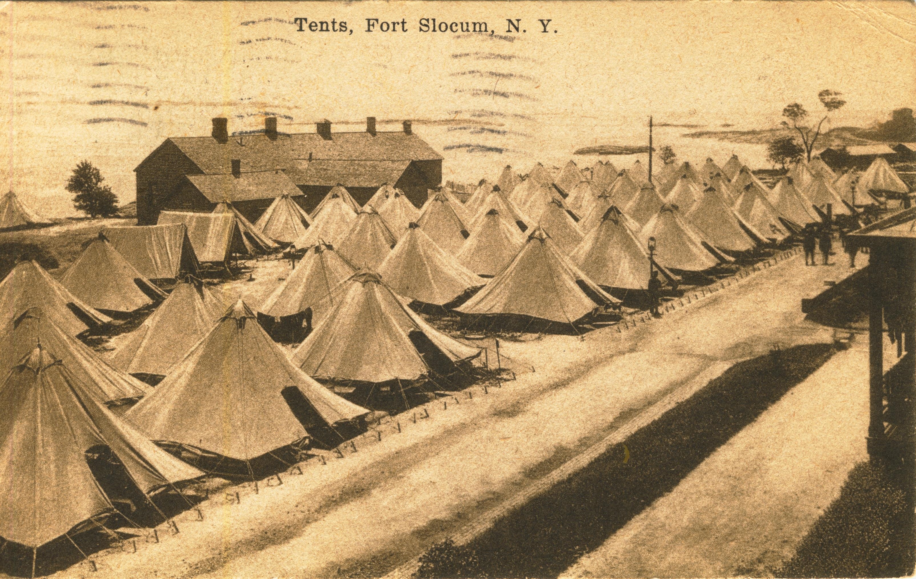 Tents Fort Slocum NY
