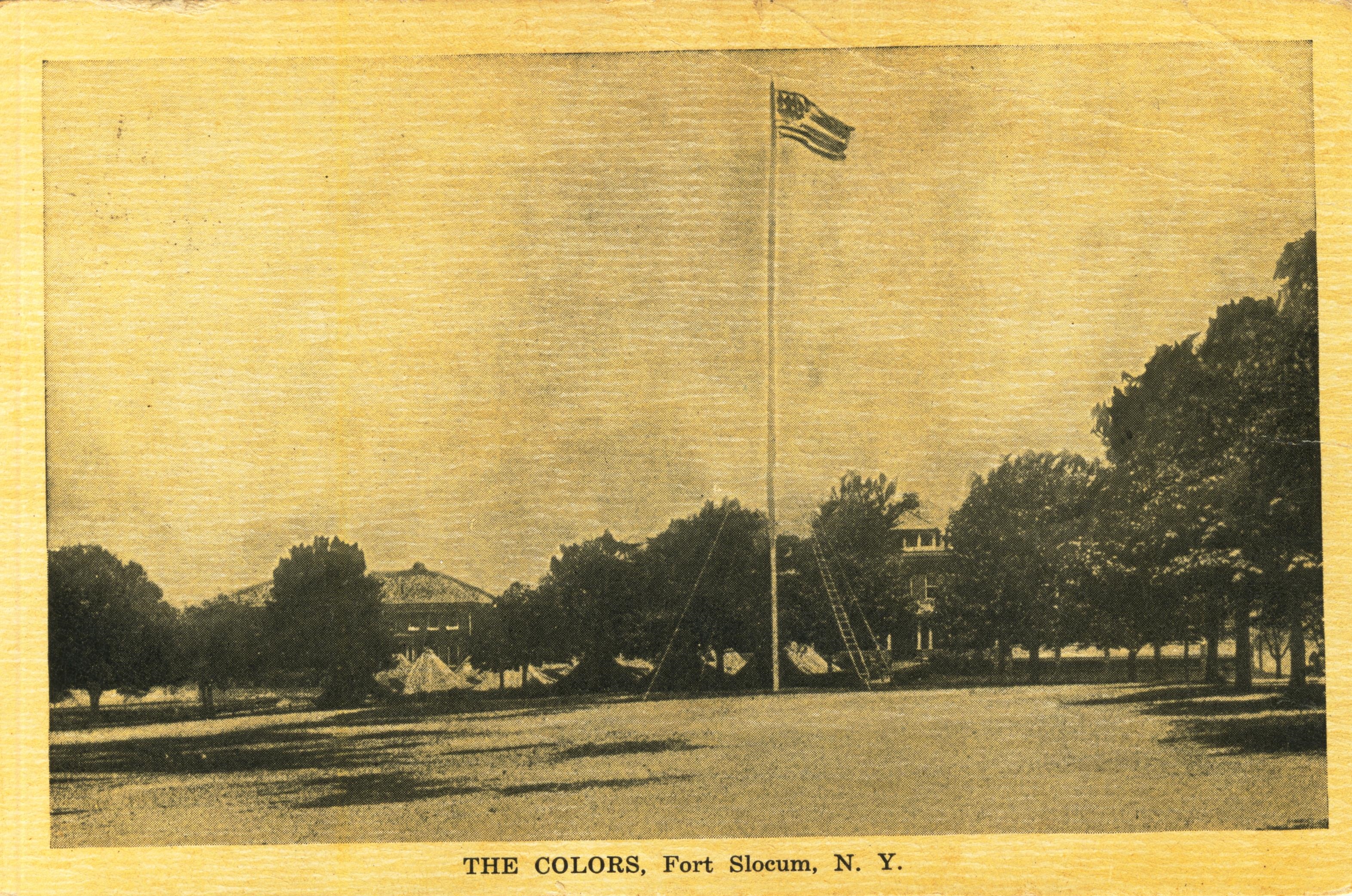 The colors Fort Slocum NY