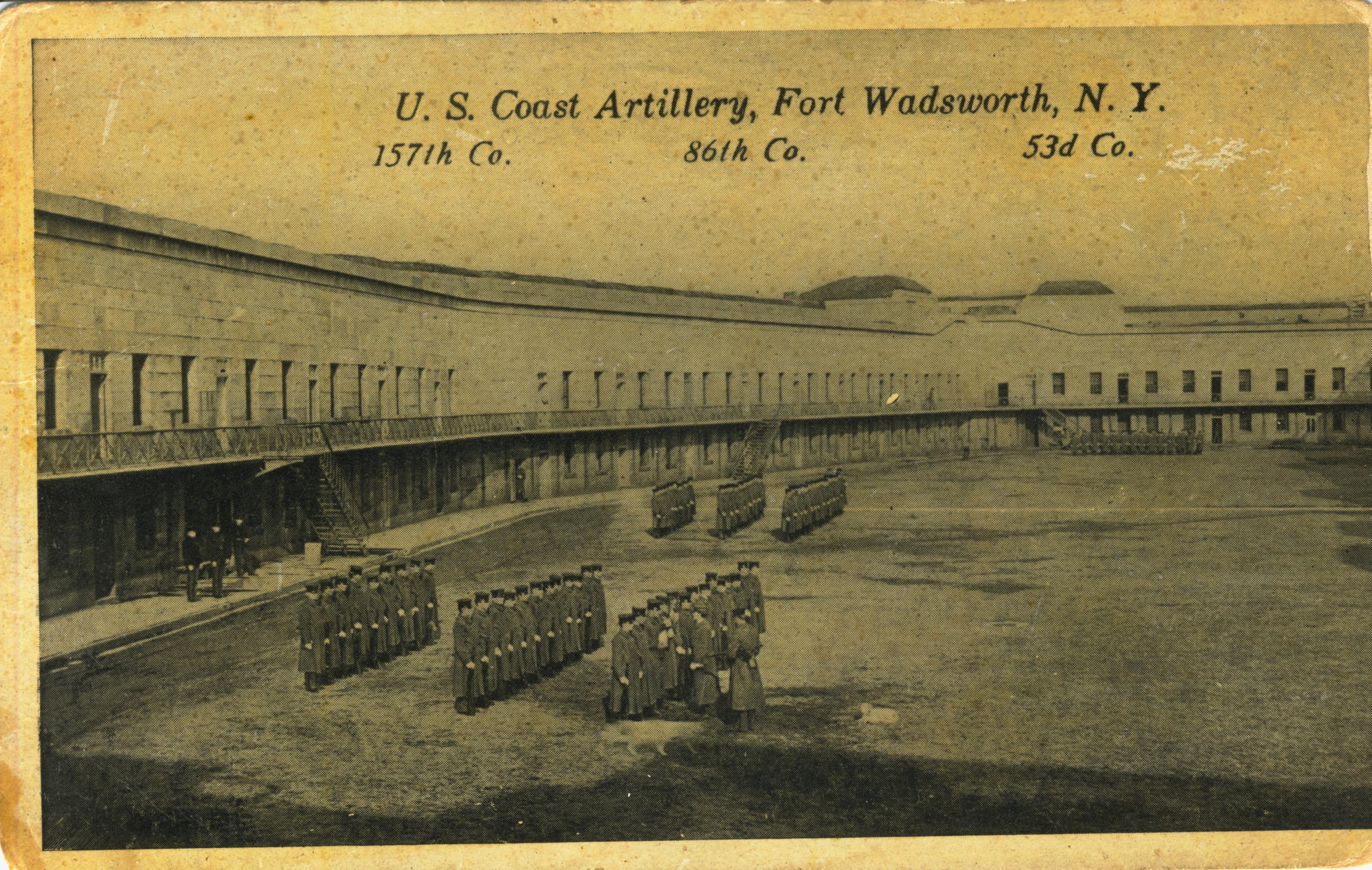 US Coast Artillery Fort Wadsworth NY