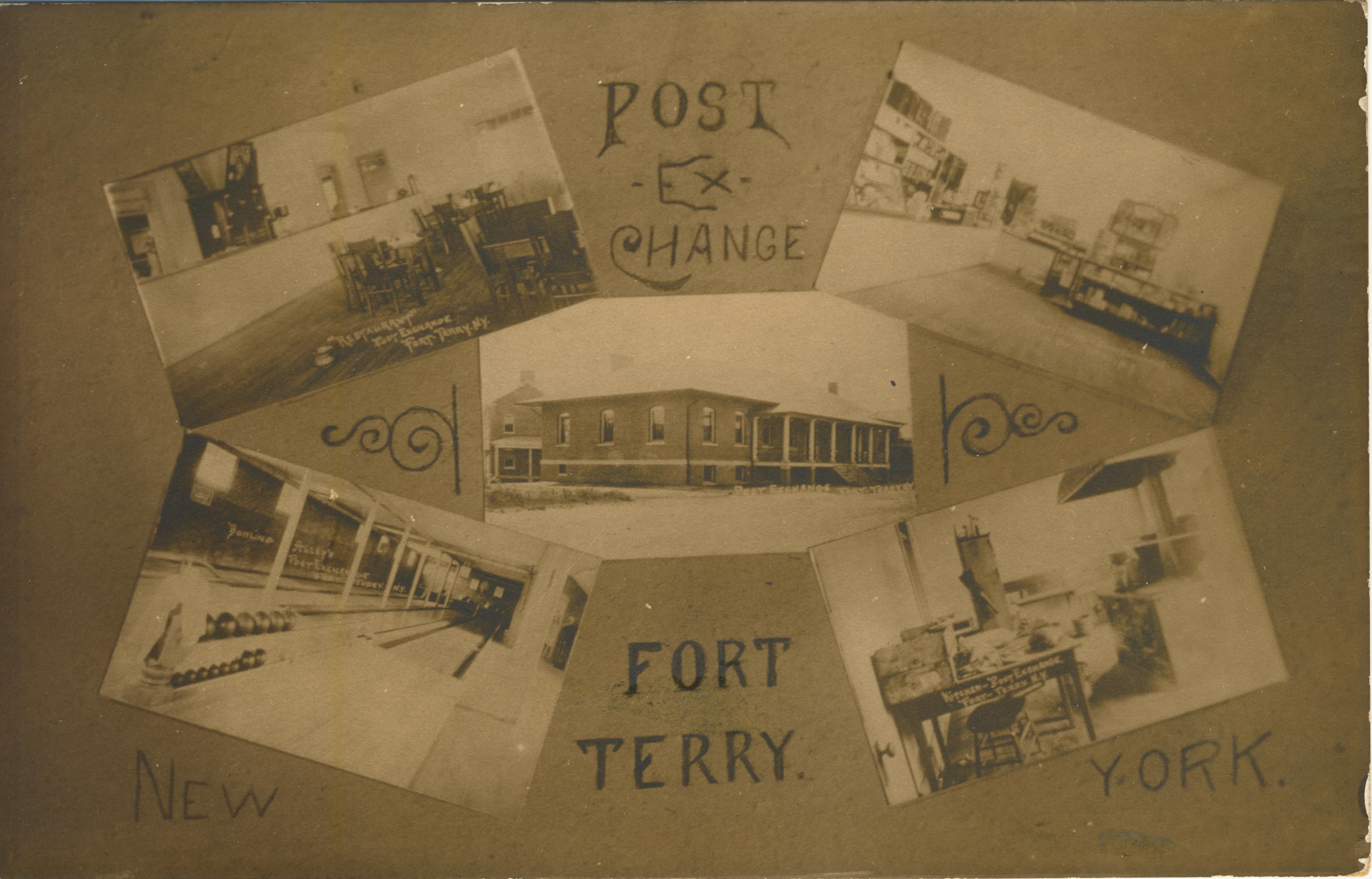 View of Post Exchange Fort terry NY