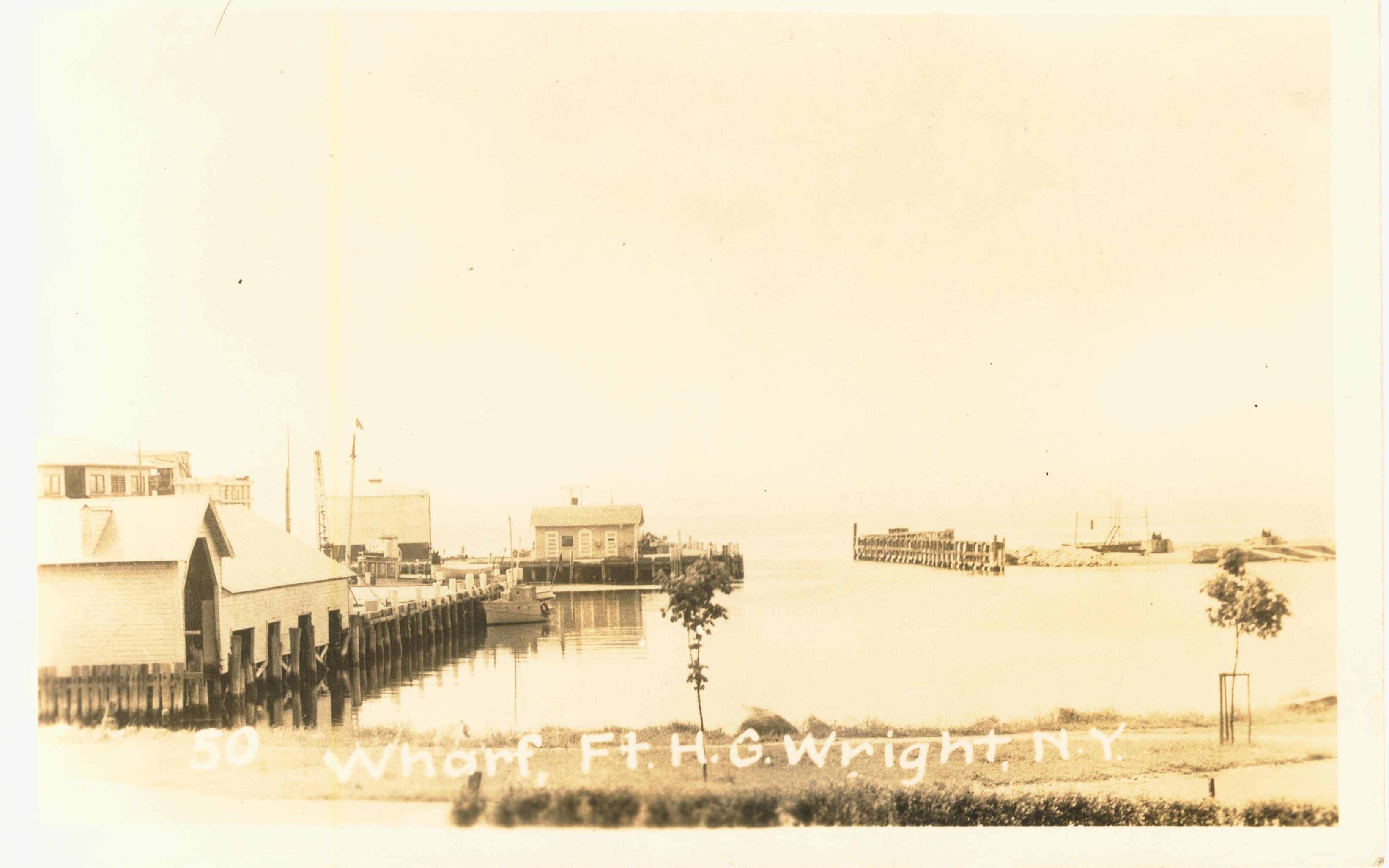 Wharf Fort H. G. Wright NY