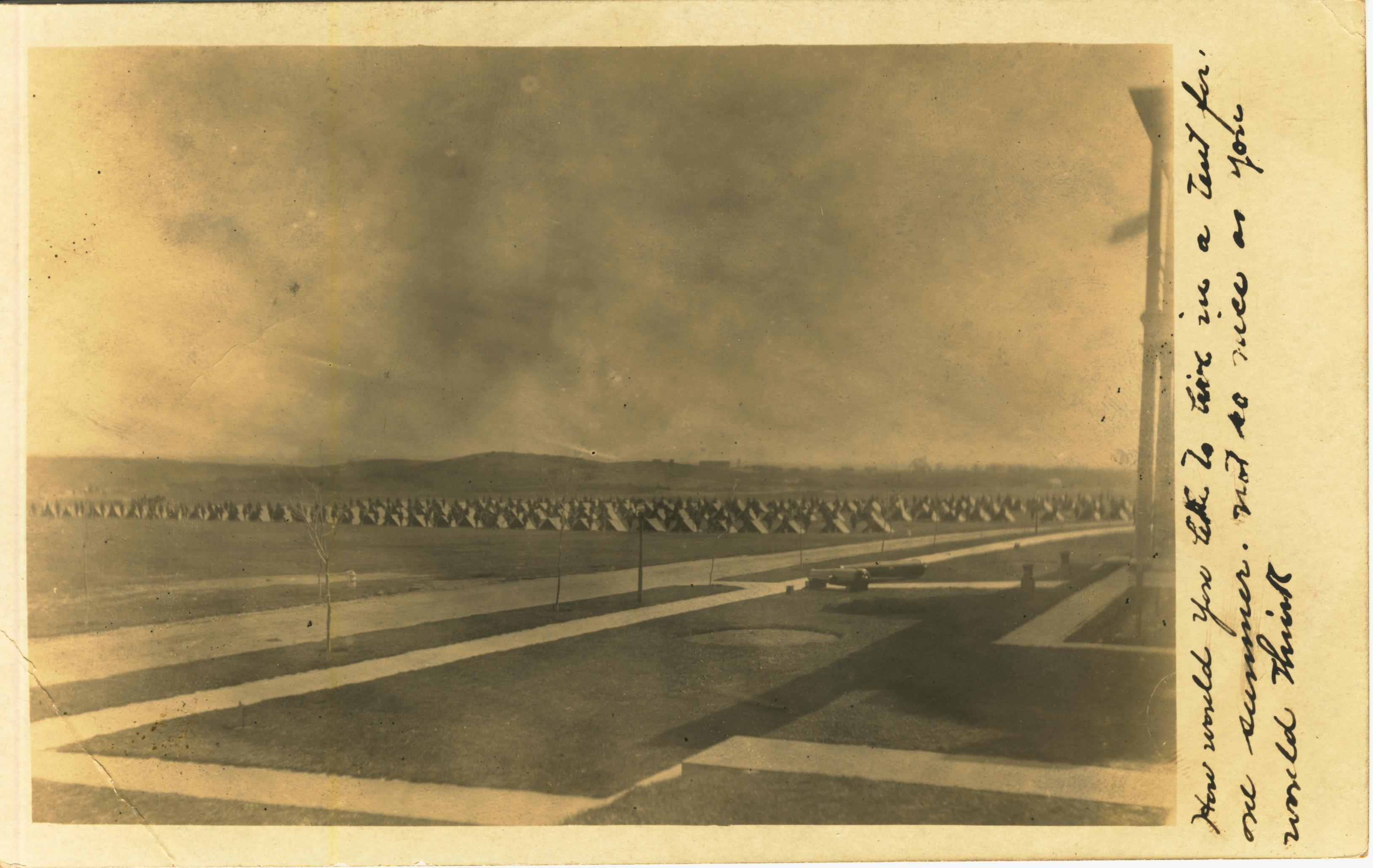 Writen on back 133rd Company C.A.C. Fort Terry May 31 1910
