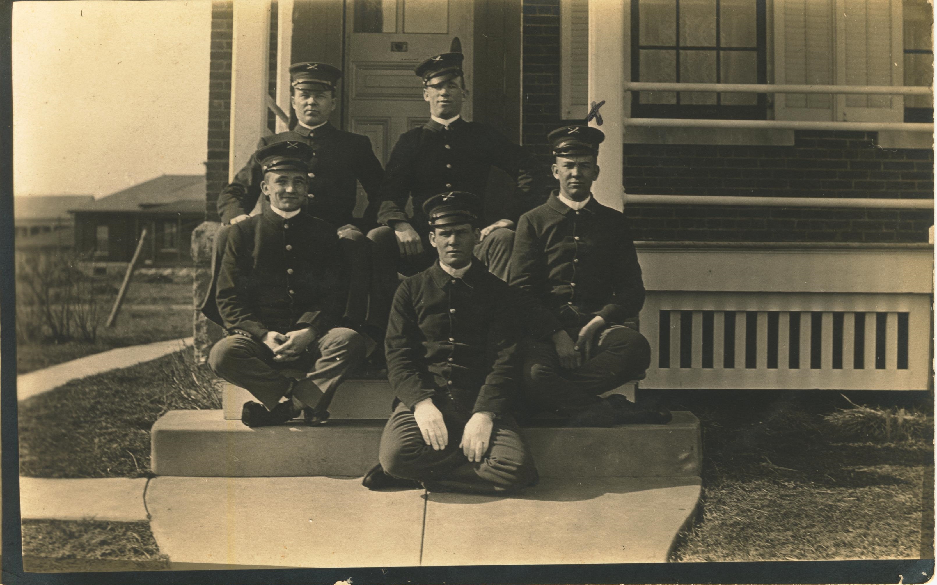 Written on Back From Chas Kern 165 Co. C.A.C March 31 1909