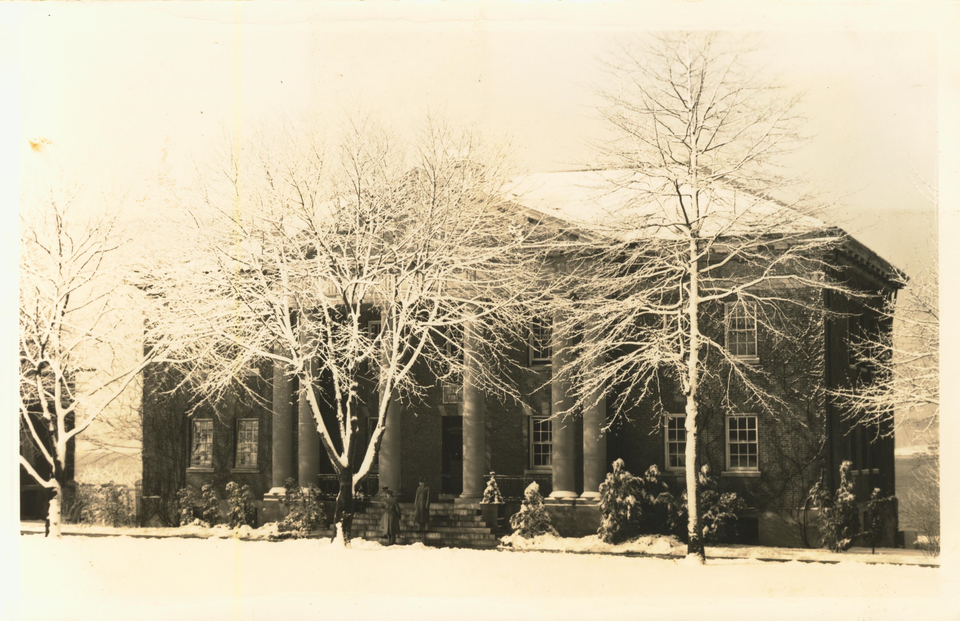 Written on back Headquarters Fort Slocum NY Feb 17 1945