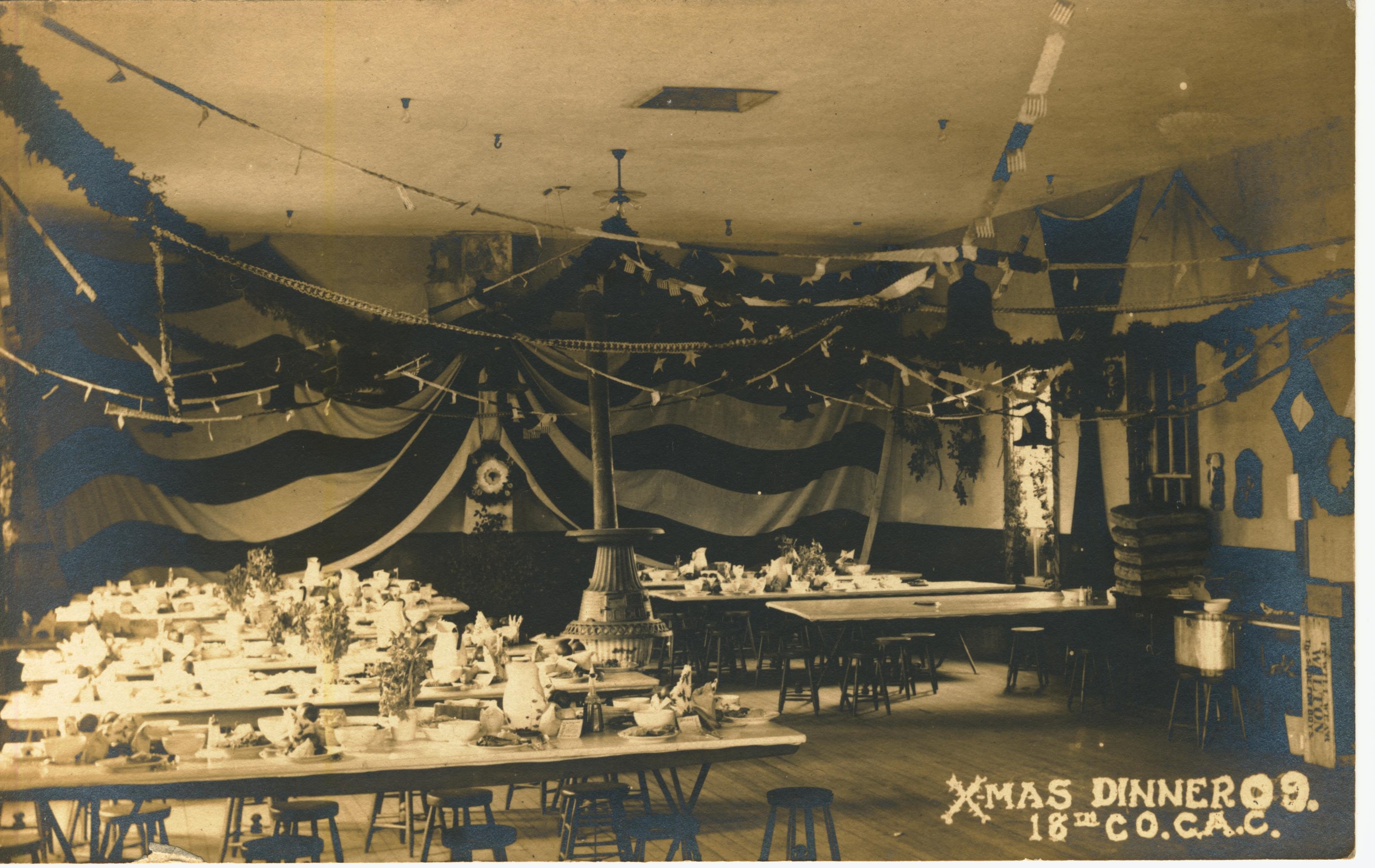 Xmas Dinner 09 18th Co C.A.C.