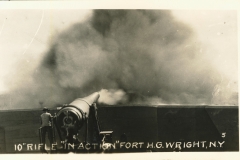 10 inch Rifle In Action Fort H. G. Wright NY