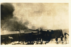 12 inch Rifle in Action Fort H. G. Wright