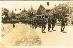 212th Anti-Aircraft arriving Fort Ontario NY 1936.
