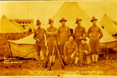 76th Company in Camp at Oakwood Staten Island Oct 30th 1912 Smedley Photo