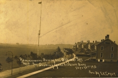 Administration Building and Officers Row Sept 15 1913 Fort Terry NY